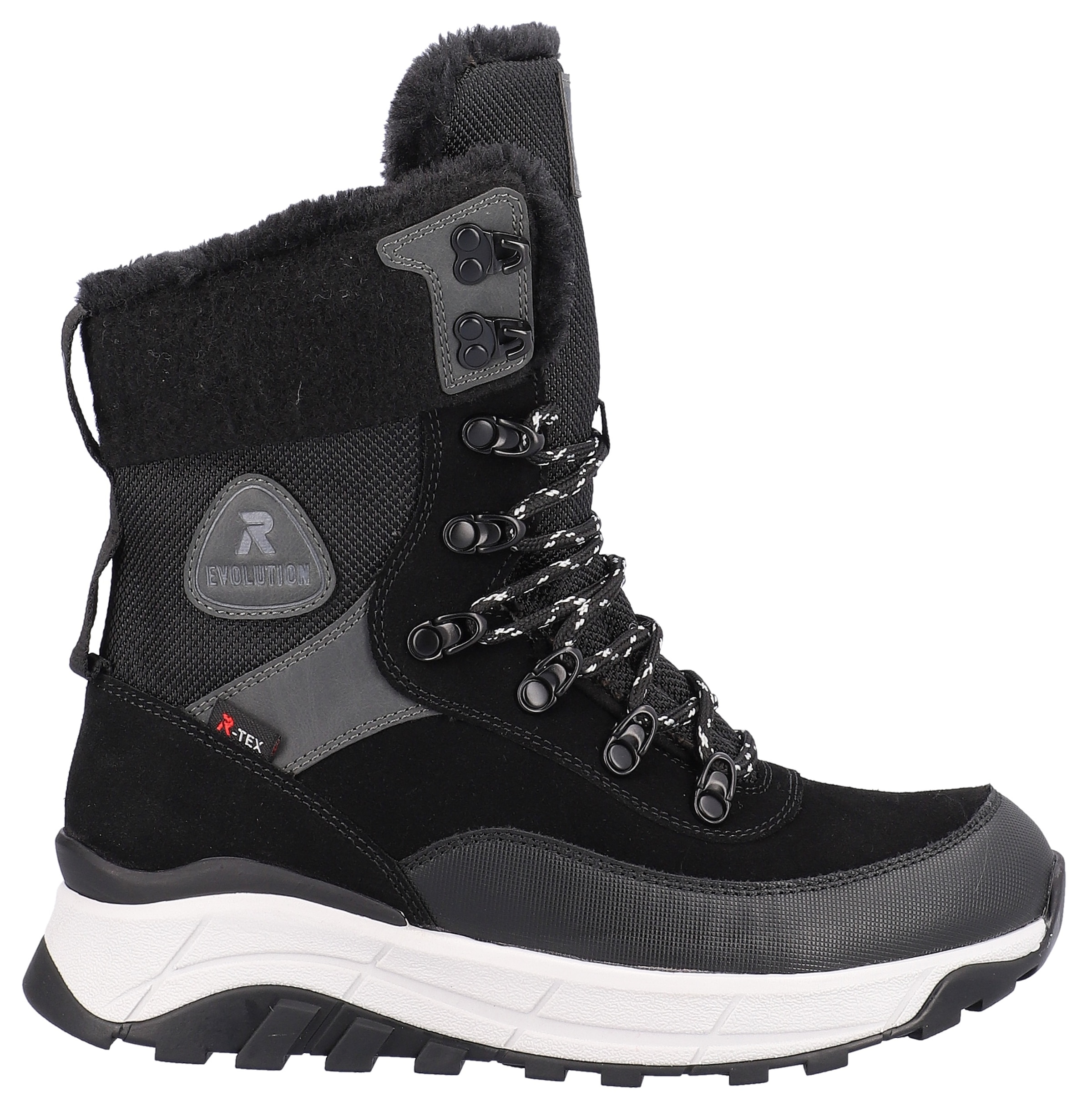 Rieker EVOLUTION Winterboots, Schneeboots, Outdoorstiefelette, TEX Ausstattung, Fiber Grip Sohle