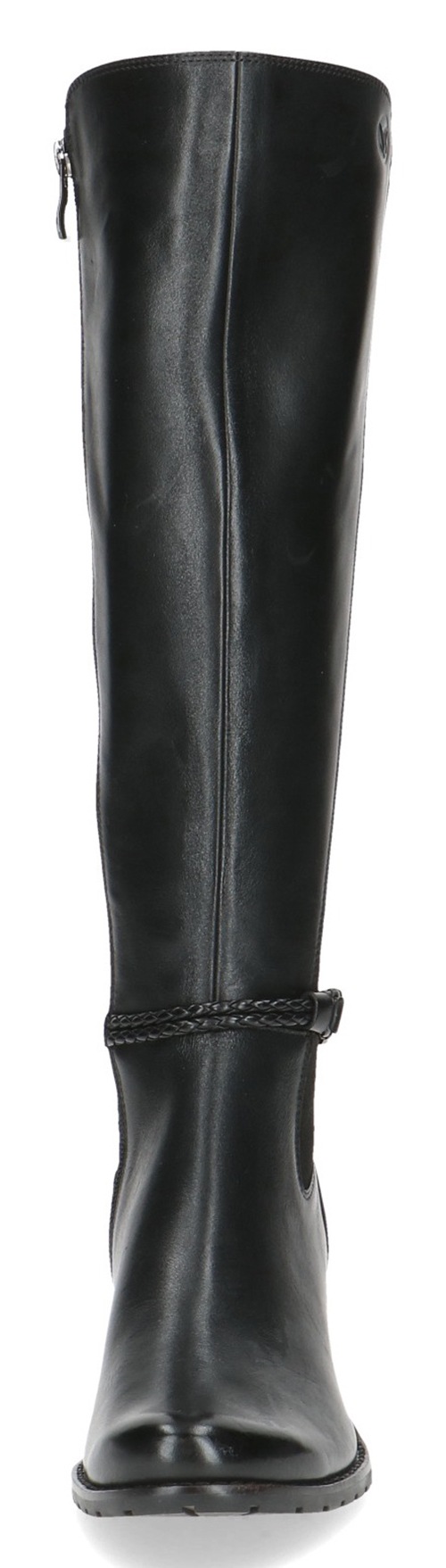 Caprice Stiefel  , Blockabsatz, Langschaftstiefel, Businessstiefel mit Flechtband