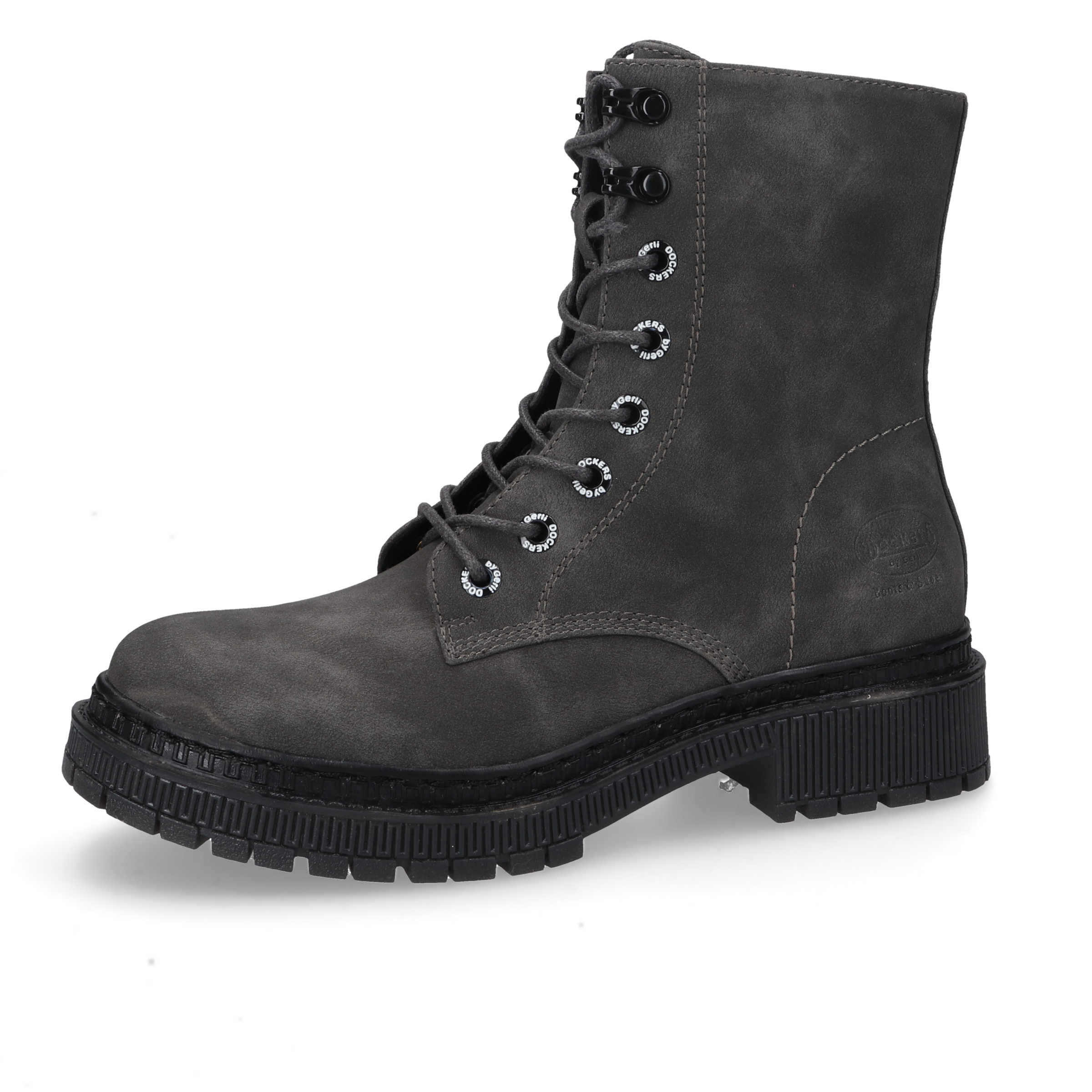 Dockers by Gerli Schnürboots  Biker Boots mit Reißverschluss