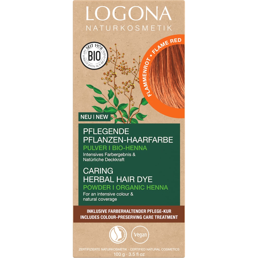 LOGONA Haarfarbe »Pflanzen-Haarfarbe Pulver«