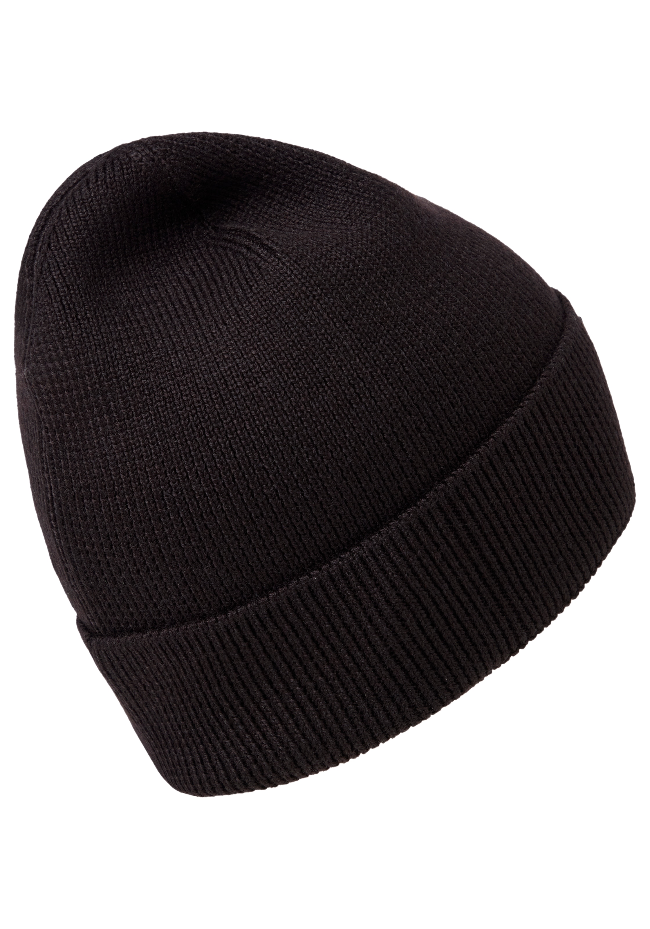 BOSS ORANGE Strickmütze »Foxxy Hat« mit Label-Aufnäher