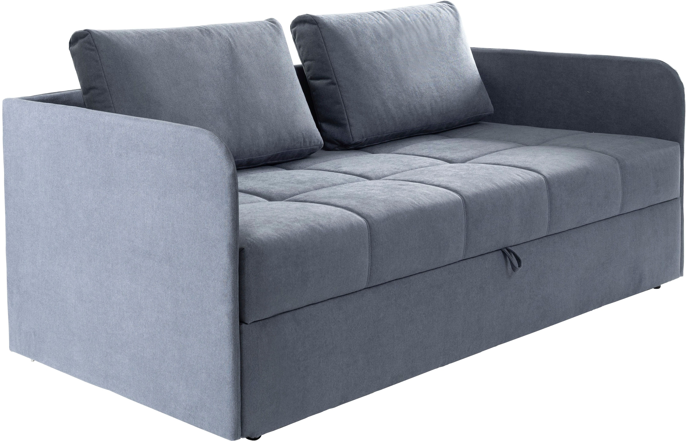 alina Schlafsofa »Marla« inkl. Stauraum und 2 Rückenkissen