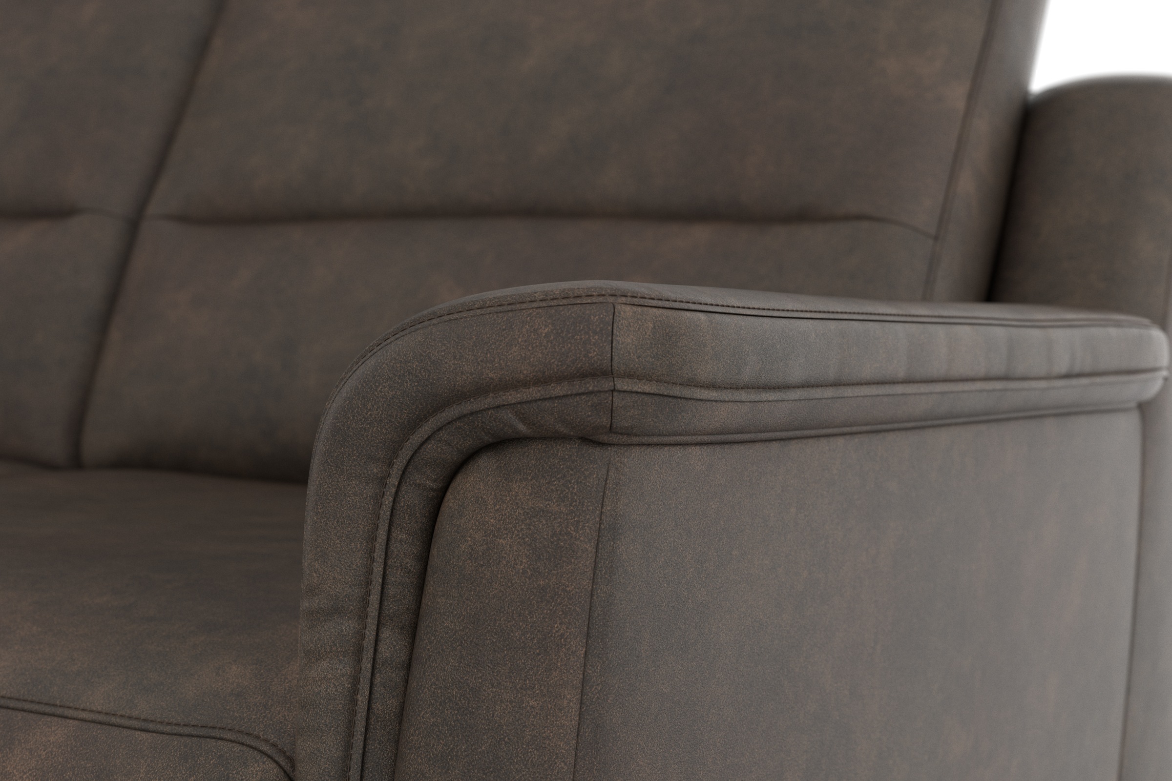 sit&more Ecksofa »Farö L-Form«, inklusive Federkern, wahlweise mit Bettfunktion und Bettkasten