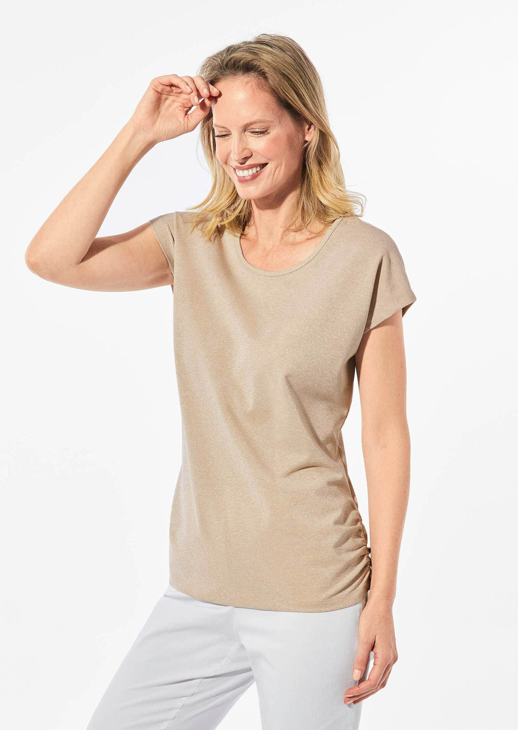 GOLDNER Trägertop »Kurzgröße Elegantes Viskoseshirt mit Rundhals« keine/nicht relevant
