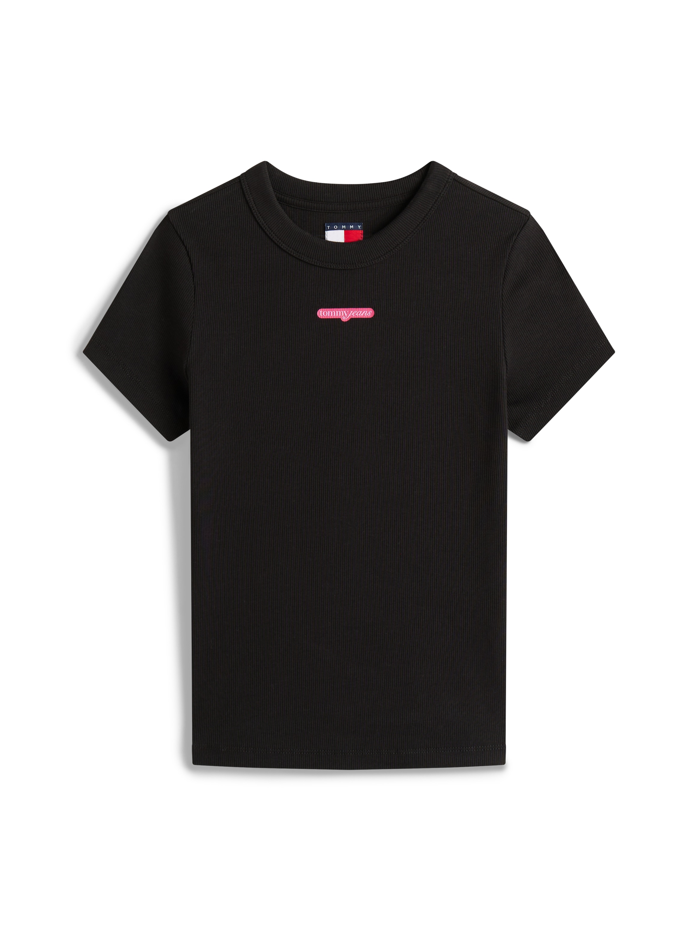 Tommy Jeans Kurzarmshirt »TJW SLIM SCRIPT LABEL SS TEE EXT«