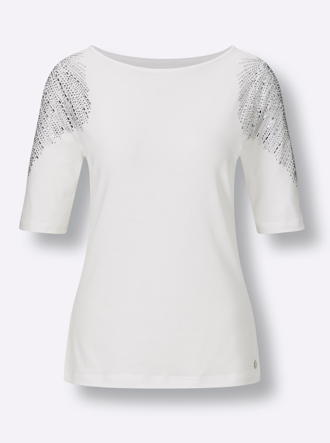 CREATION L PREMIUM Kurzarmshirt »Lyocell-Baumwoll-Shirt« 1 Stk.