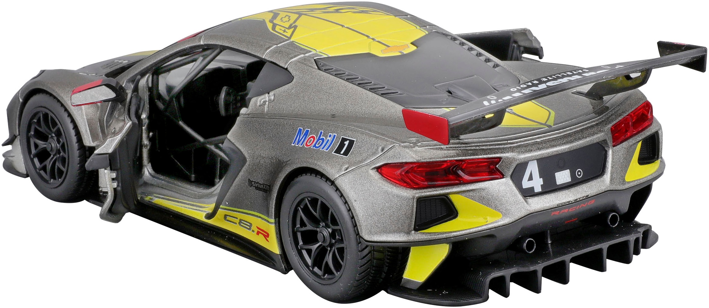 Bburago Sammlerauto »Racing Chevrolet Corvette C8R ´20, grau metallic«, 1:24