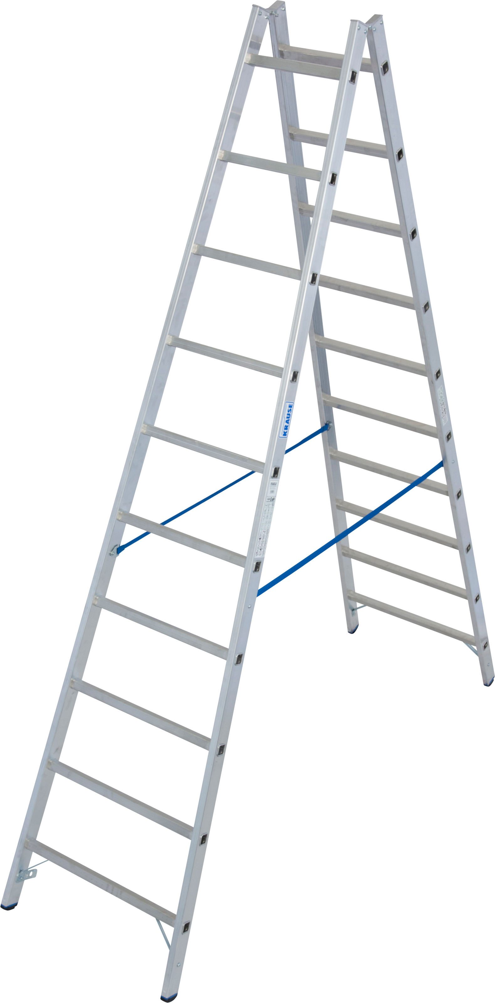 KRAUSE STABILO Sprossen-DoppelLeiter 2x10 Sprossen