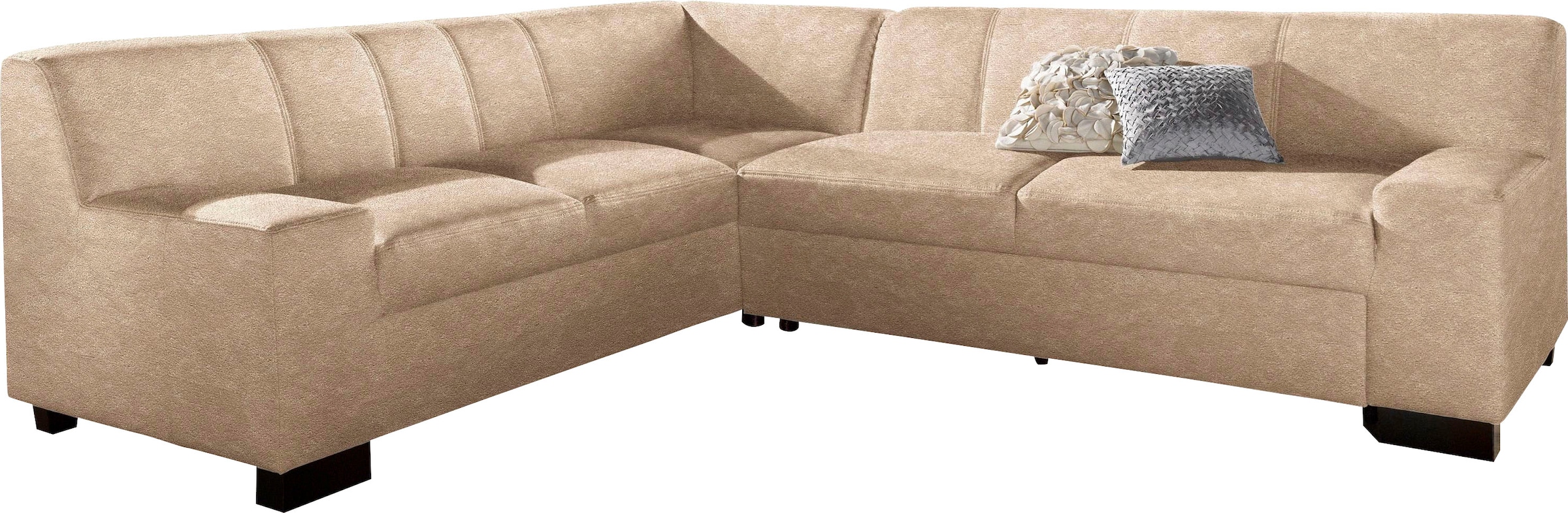 DOMO collection Ecksofa »Norma L-Form«, wahlweise mit Bettfunktion