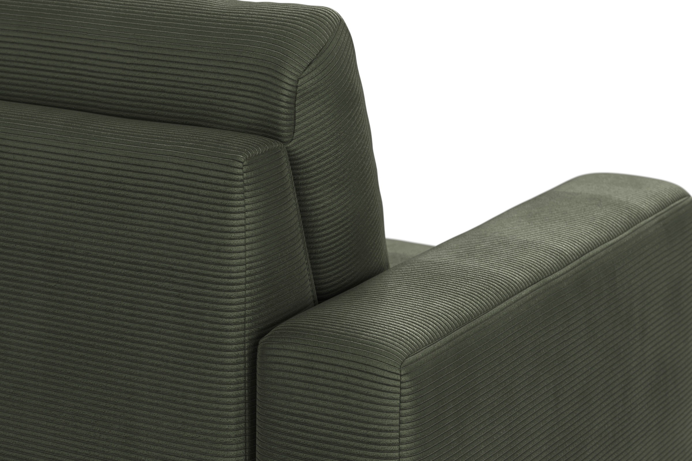 Home affaire Ecksofa »Summer L-Form«, mit Recamiere, mit oder ohne Bettfunktion und Bettkasten, Cord-Bezug