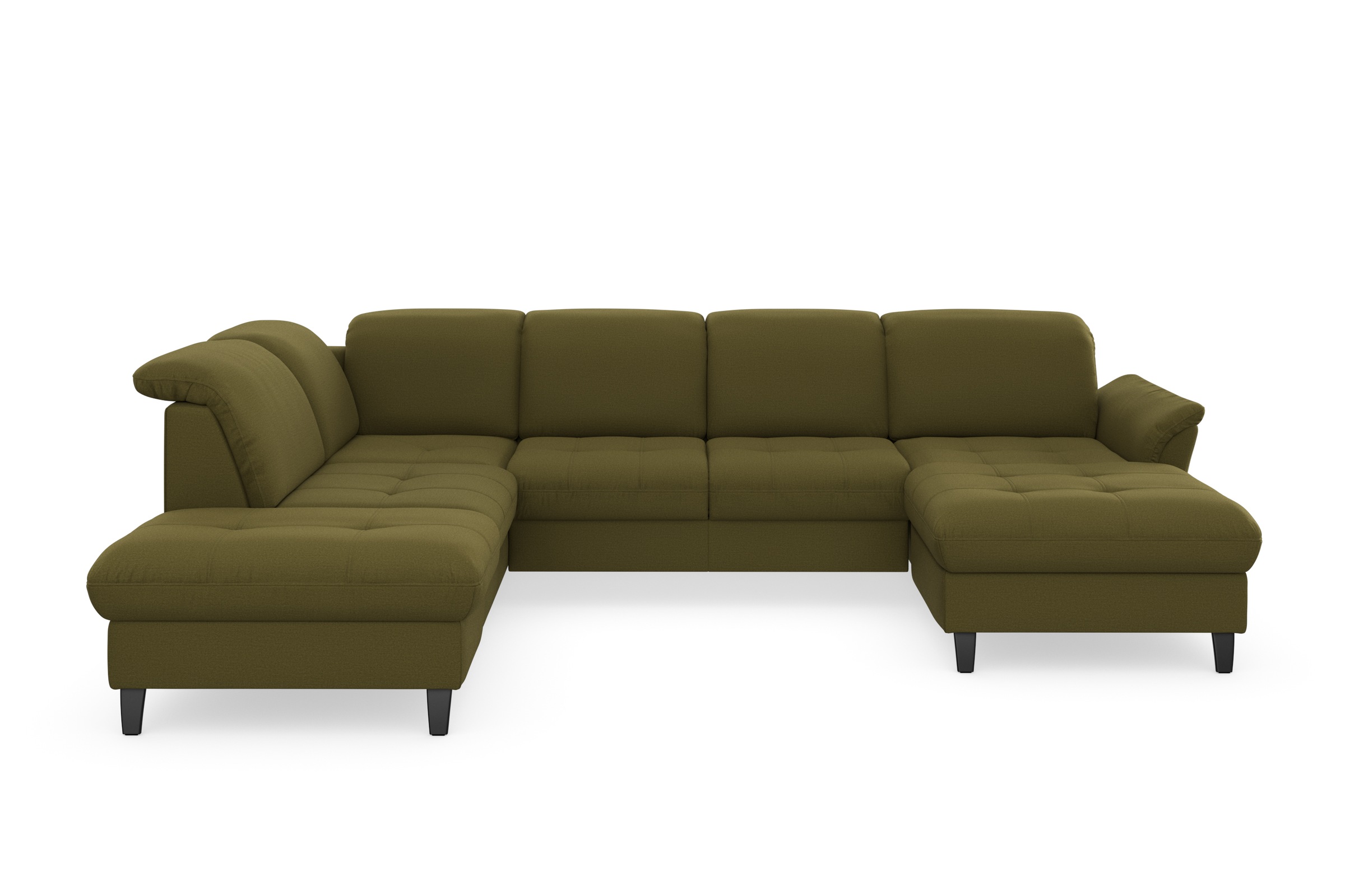sit&more Wohnlandschaft »Maggiore U-Form«, wahlweise mit Kopfteilverstellung, Bettfunktion und Stauraum