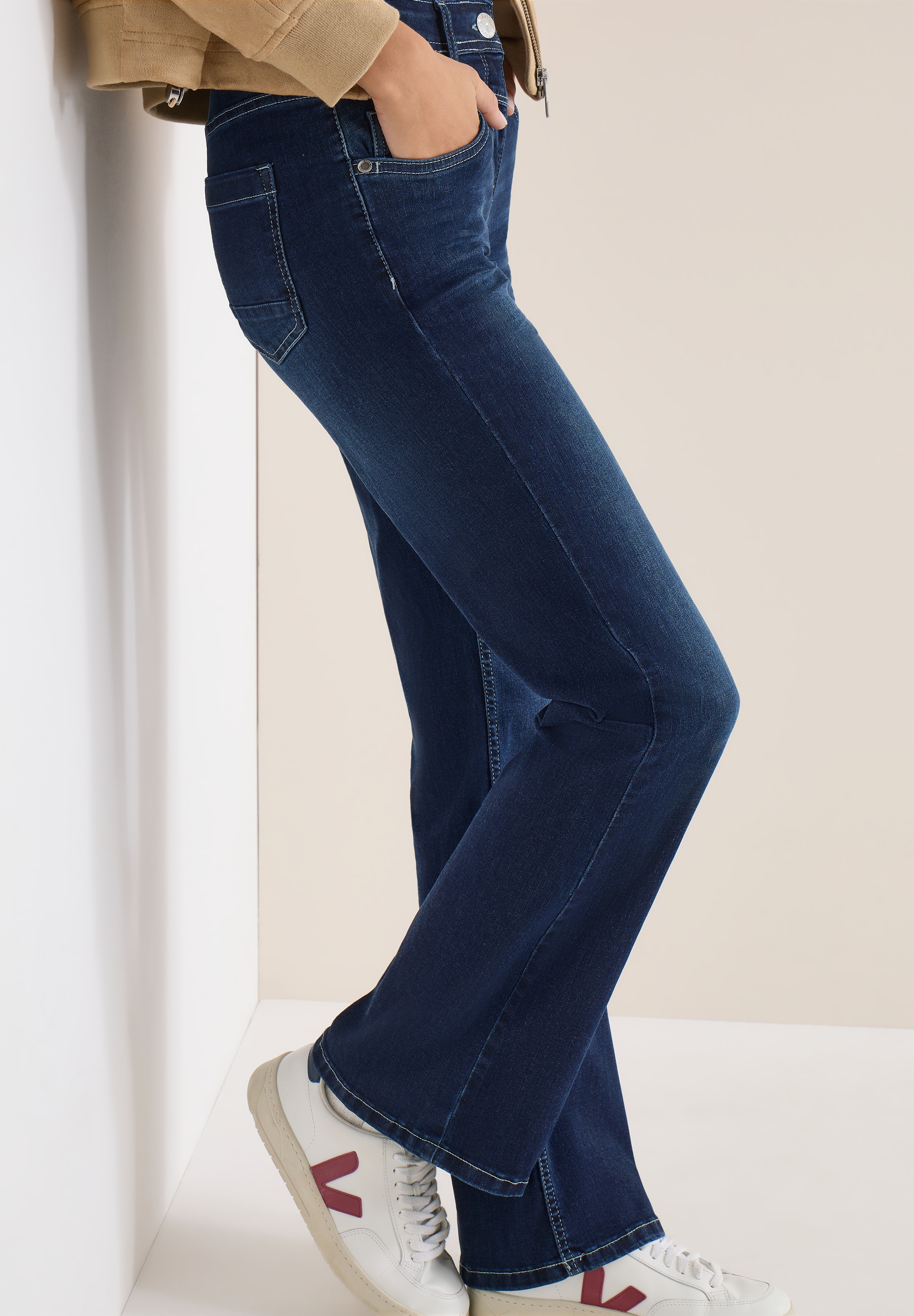 Cecil Bootcut-Jeans »Style Toronto Bootcut« 5-Pocket-Style, mit Stretch