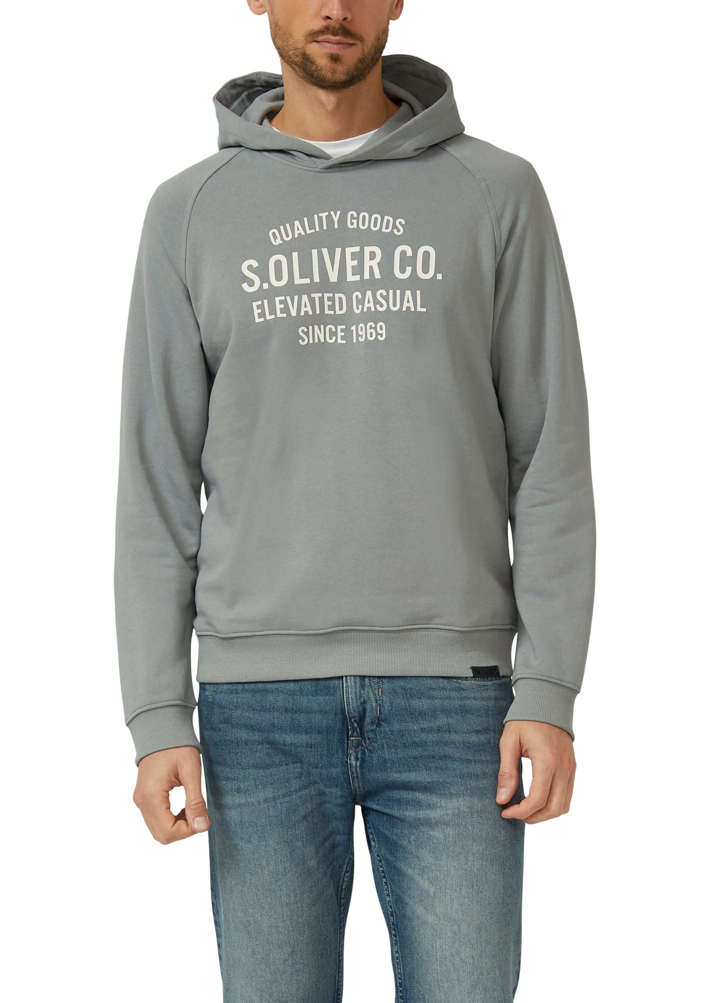 s.Oliver Hoodie , mit Logo Print
