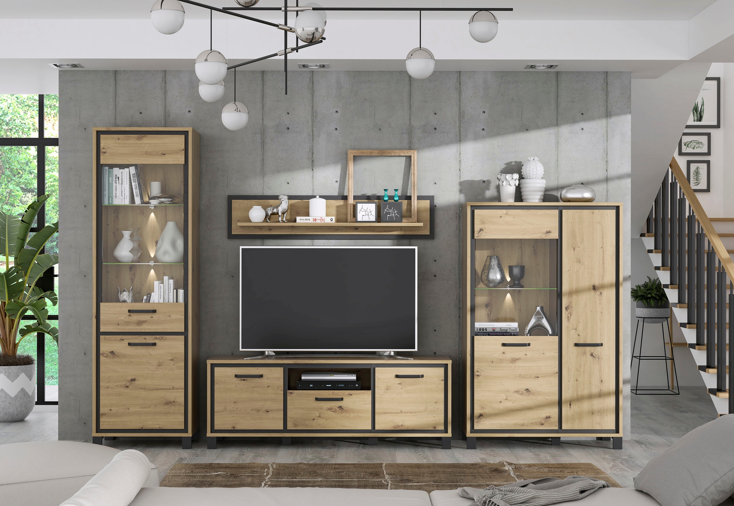 FORTE Wandregal »Trondheim«, Breite 140 cm