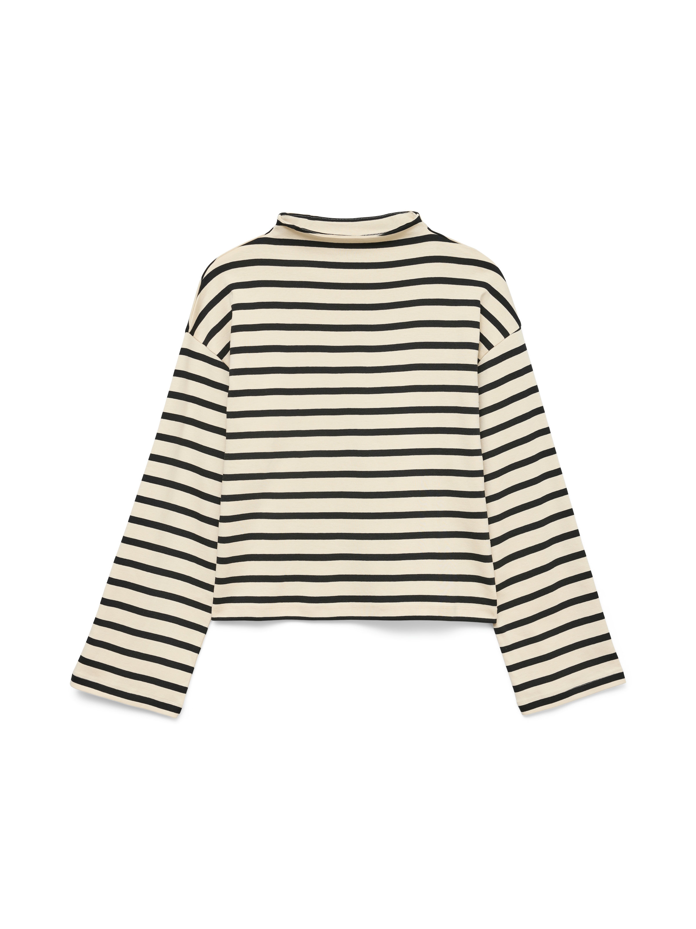 Vero Moda Langarmshirt »VMURENA LS OVERSIZED FUNNEL NECK TOP JRS« mit Trompetenärmeln