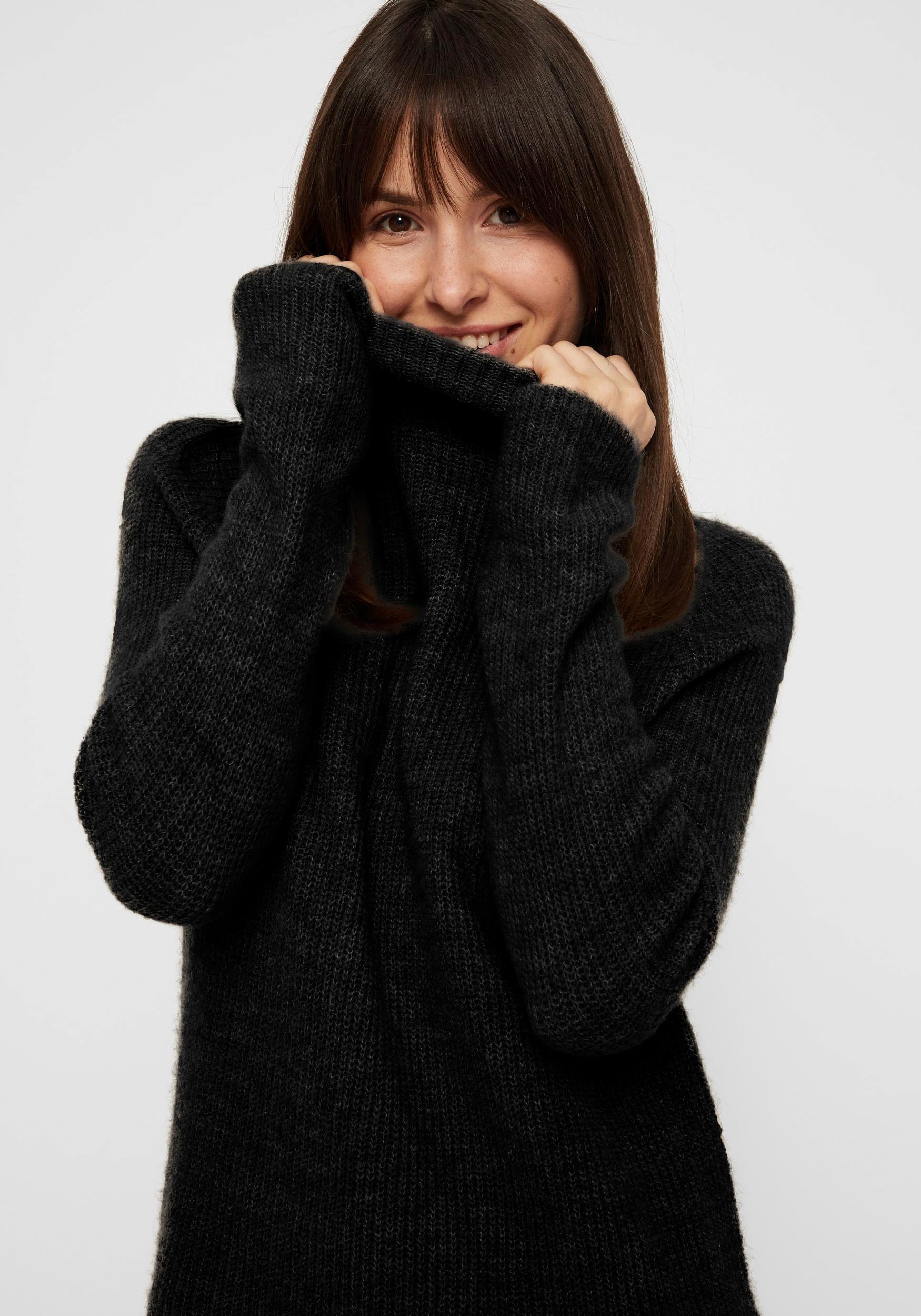 pieces Rollkragenpullover »PCELLEN LS LONG KNIT NOOS BC«