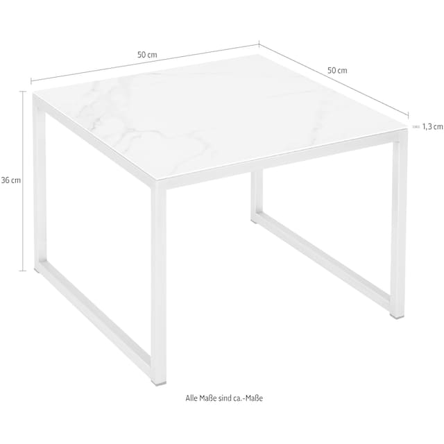 Henke Möbel Beistelltisch, Tischplatte aus hochwertiger Keramik bequem  kaufen