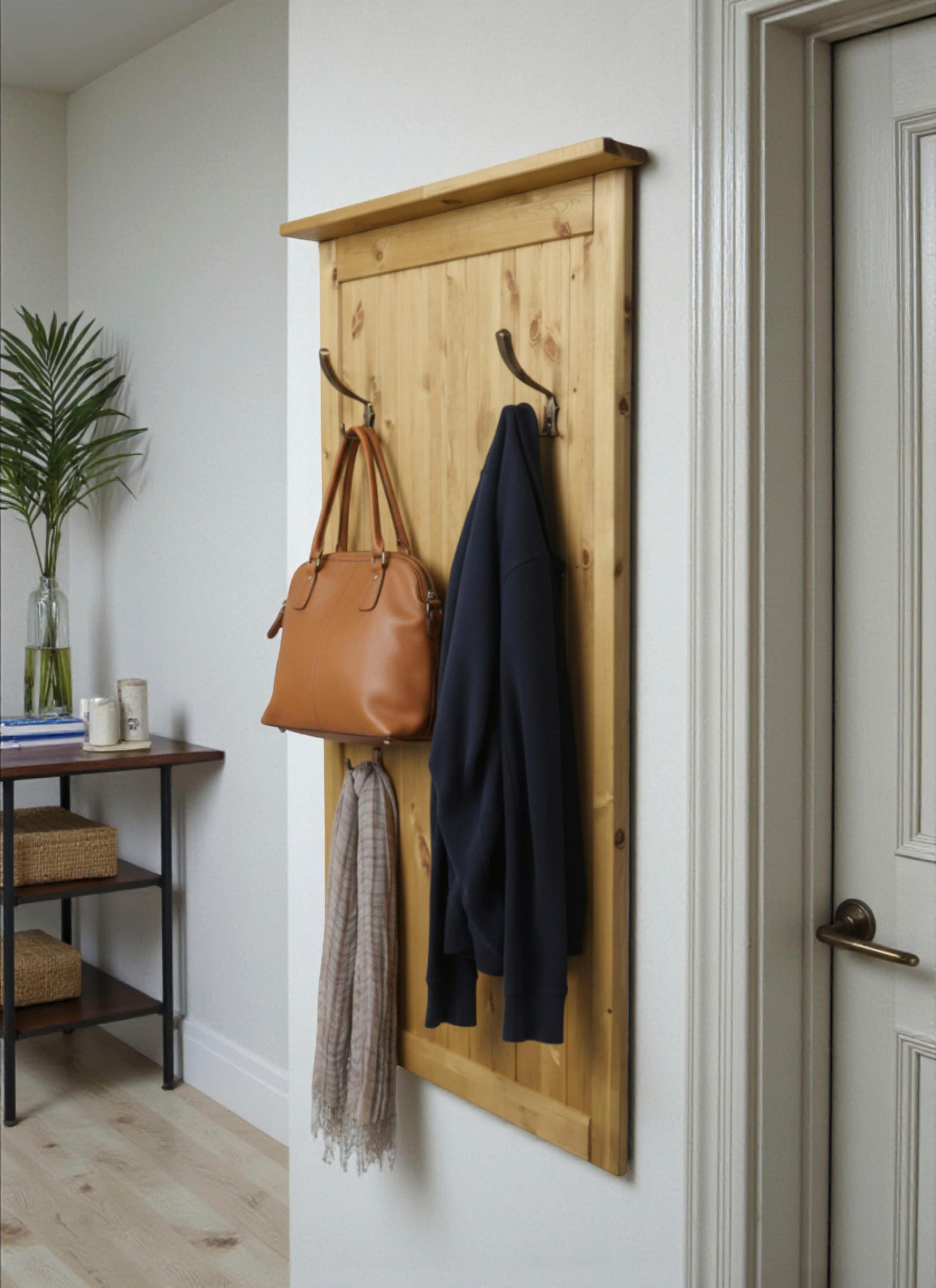 OTTO home Garderobenpaneel »Juventus« 1 Stk. tlg. aus massiver Kiefer, 4 Doppelhaken