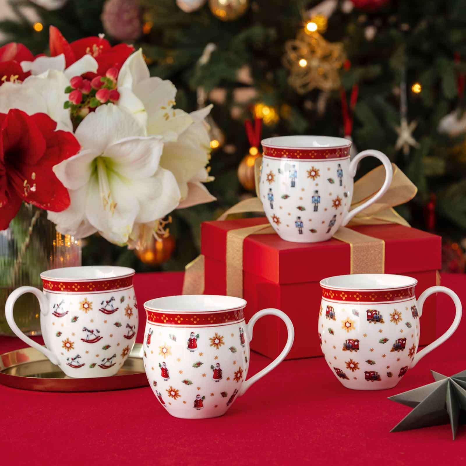 Villeroy & Boch Becher »Jubiläums-Becher Toy's Delight 390 ml 4er Set bunt« Handwäsche wird empfohlen