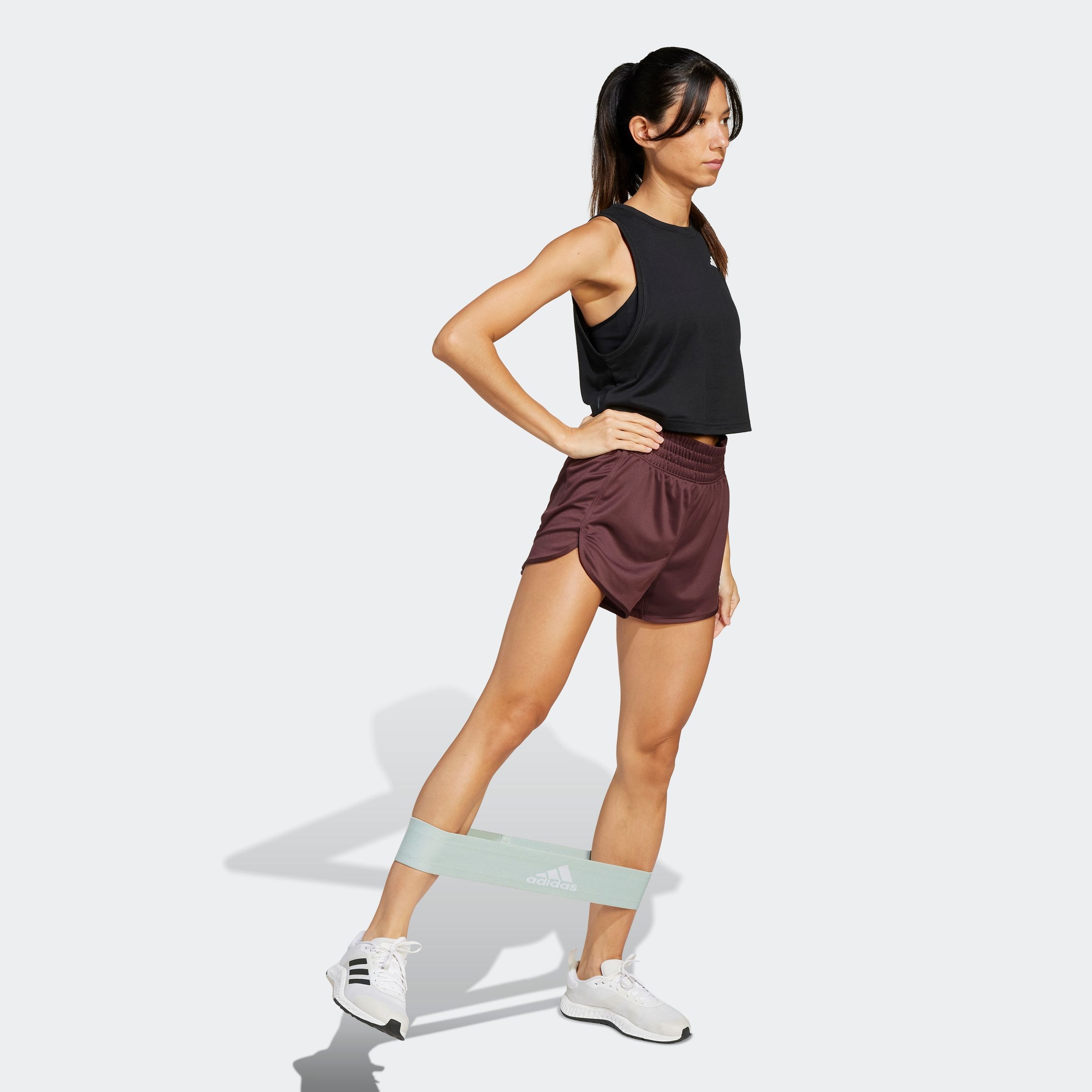 adidas Performance Shorts »PACER KNIT HIGH«, (1 tlg.), Trainingsshorts aus weiches Material, atmungsaktiv