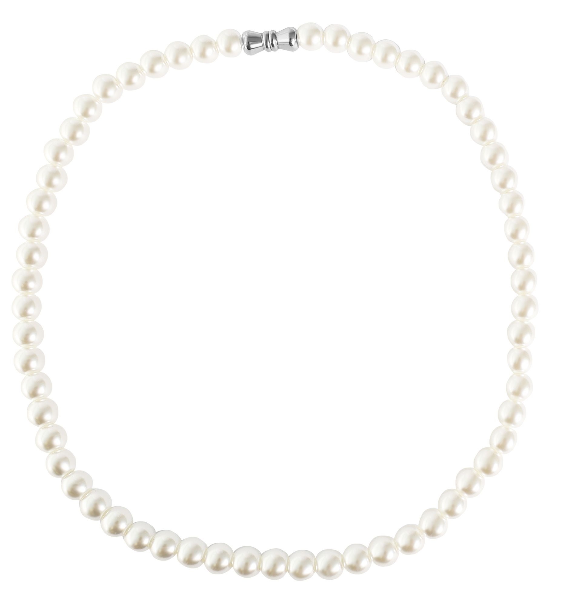 Adelia´s Gliederkette »Damen Halskette aus Glas mit Perle 45 cm«