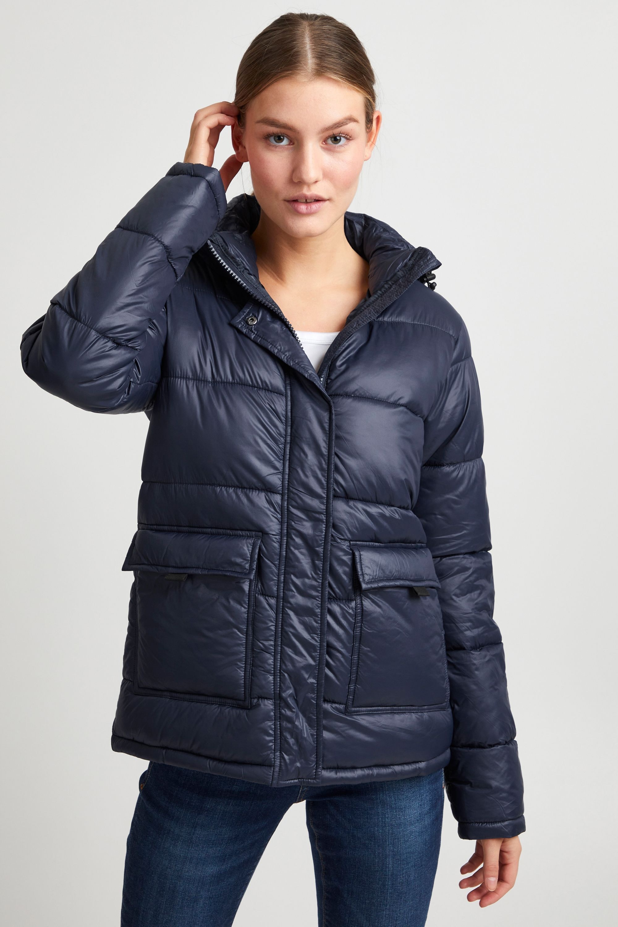 OXMO Winterjacke »Winterjacke OXDilja«, mit Kapuze