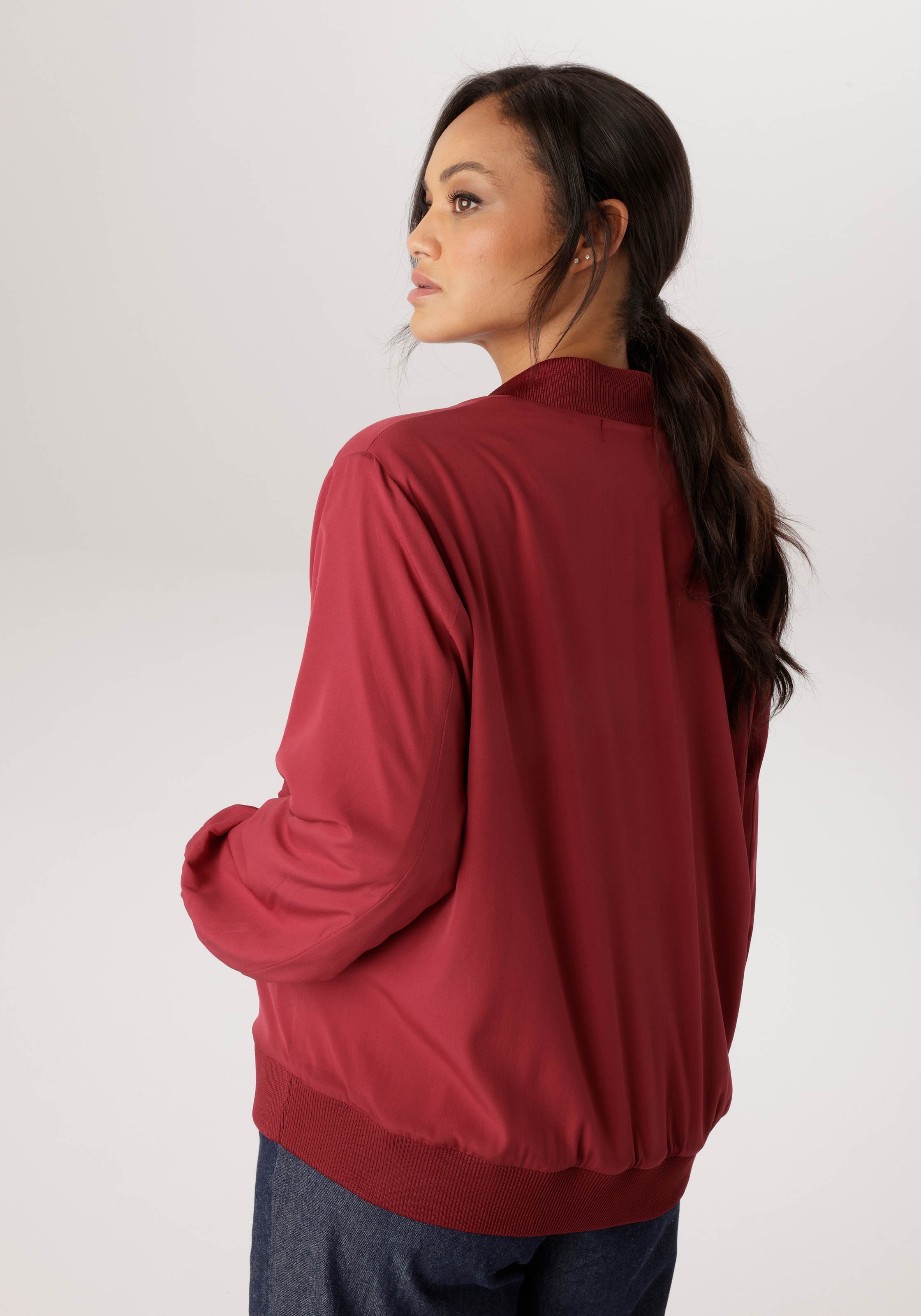 Aniston PLUS Blouson In Crepe-Qualität - NEUE KOLLEKTION