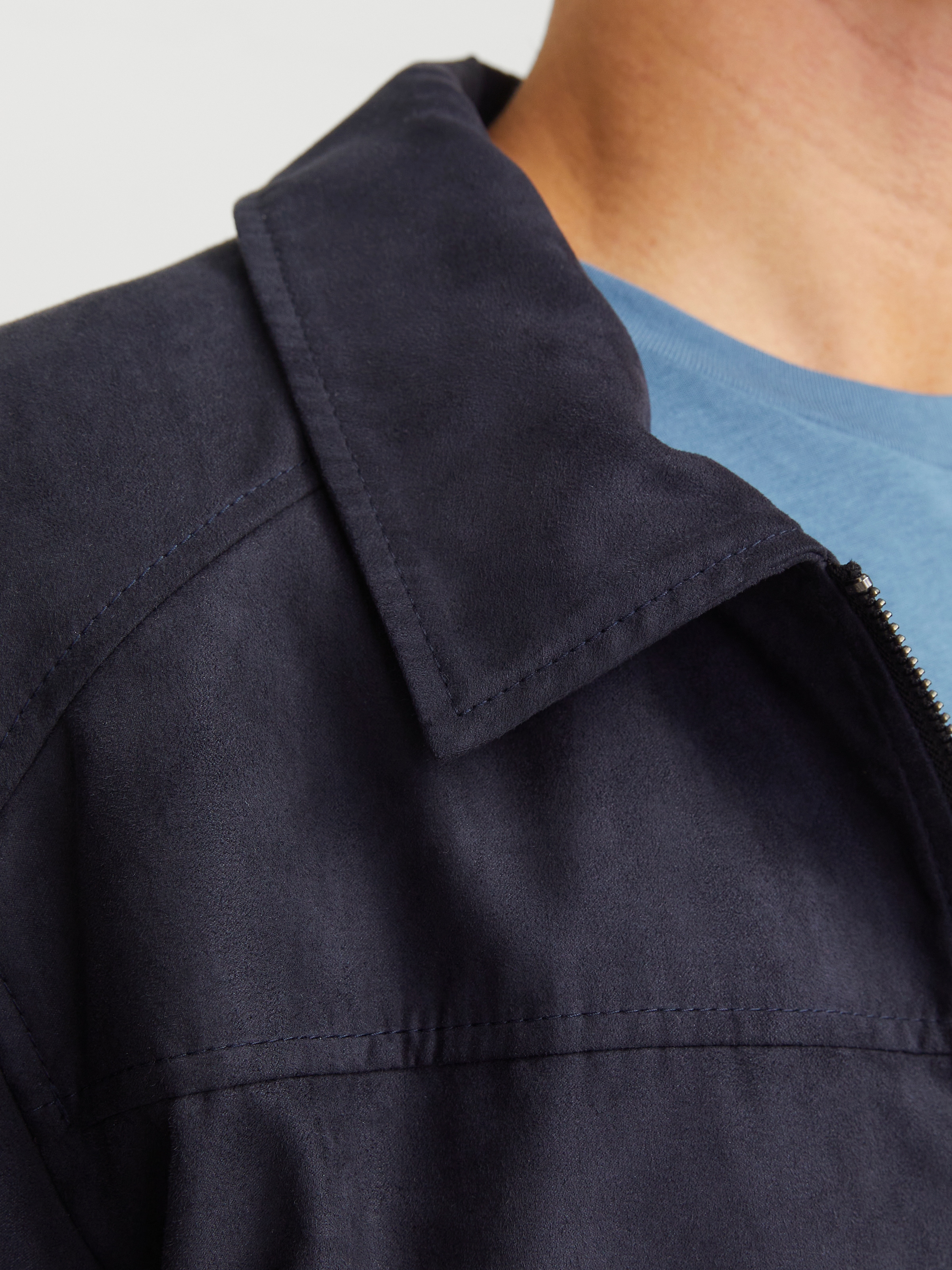 Jack & Jones Hemdjacke »JJEDYLAN SHACKET NOOS« ohne Kapuze mit Fly-Away Kragen