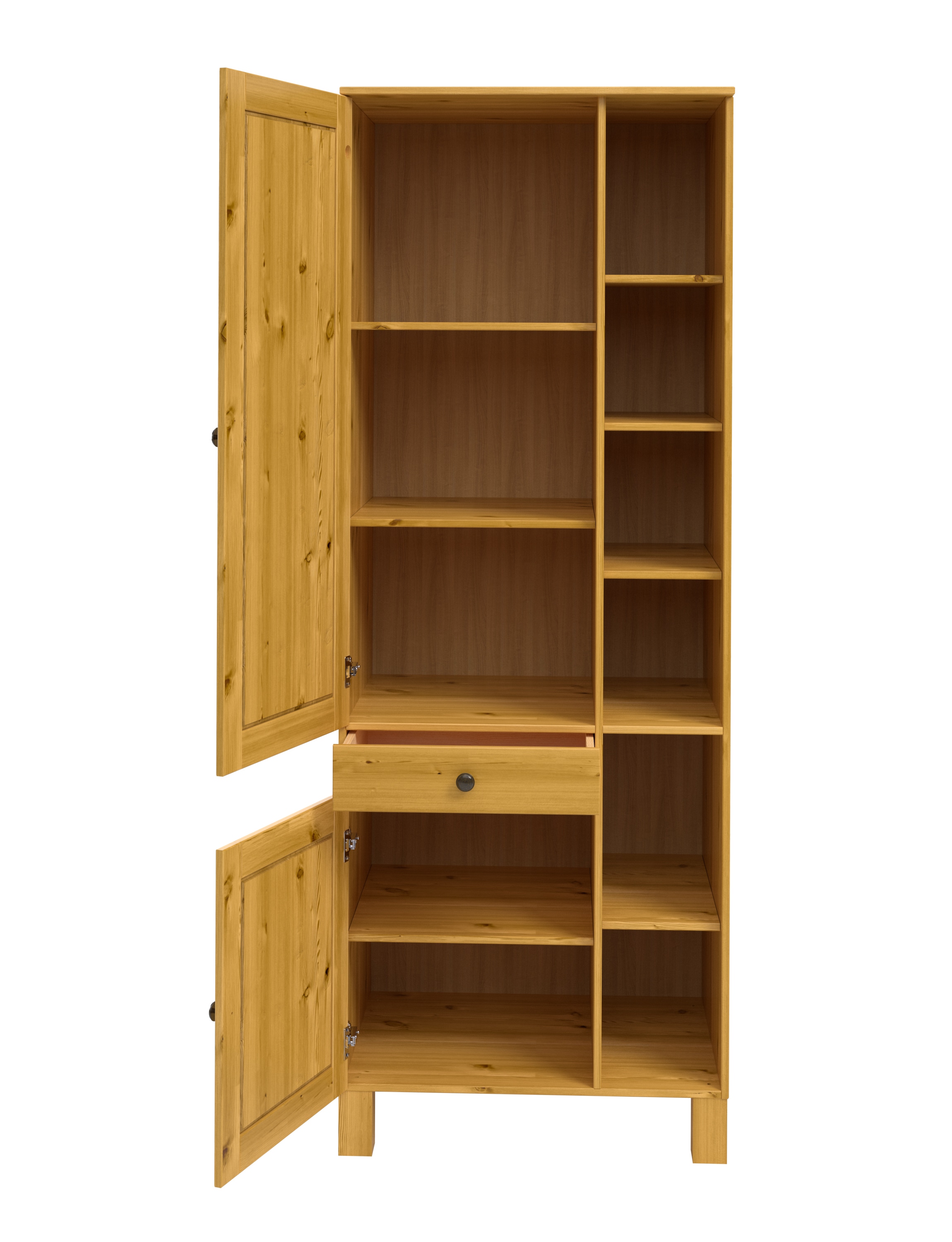 Home affaire Hochschrank »Alby2« Mit Metallgriffen, Breite 75 cm