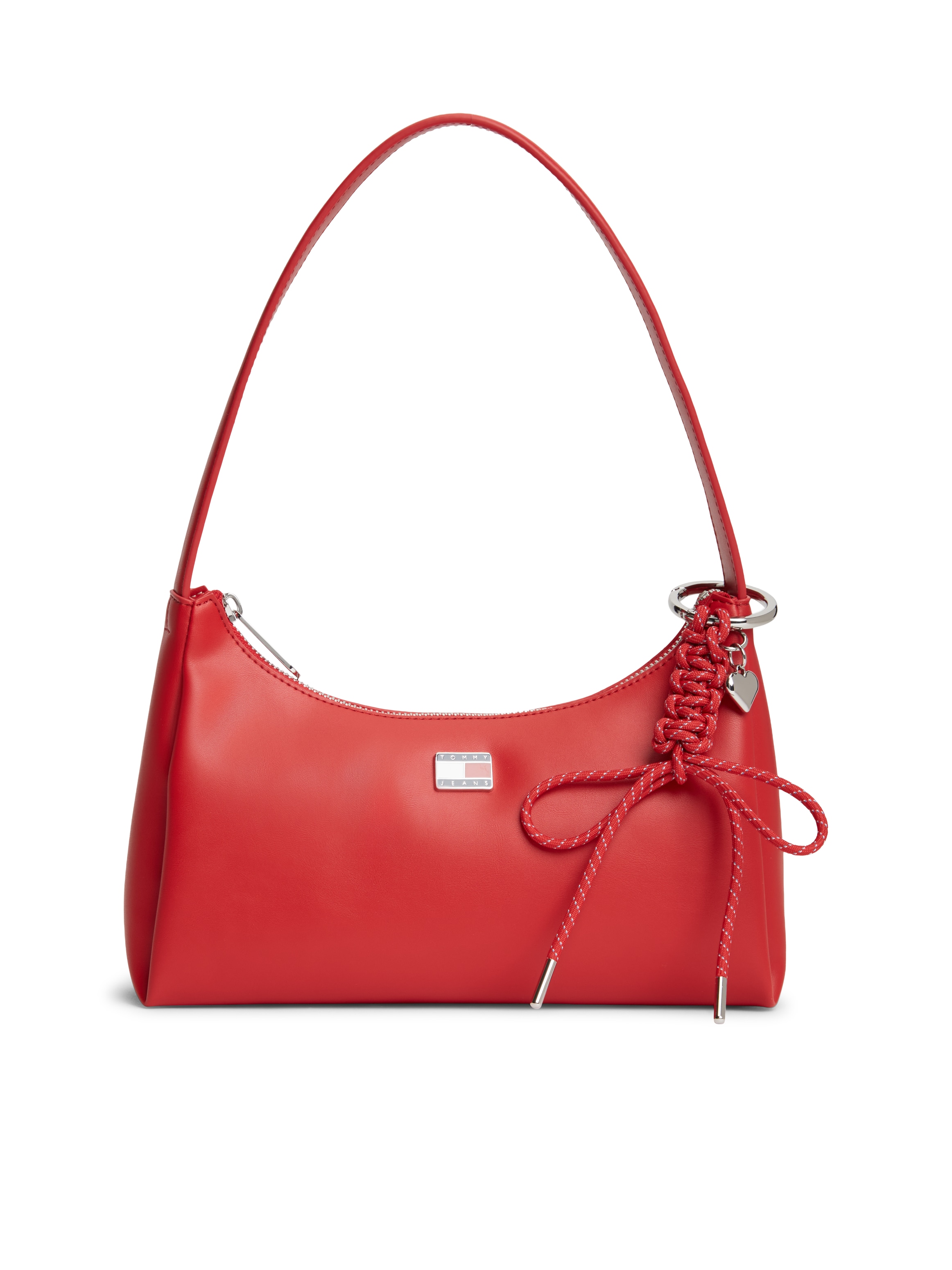 Tommy Jeans Schultertasche »TJW CITY CHARM SHOULDER BAG« Damen Schultertasche, Henkeltasche mit farbigem Schmuckelement