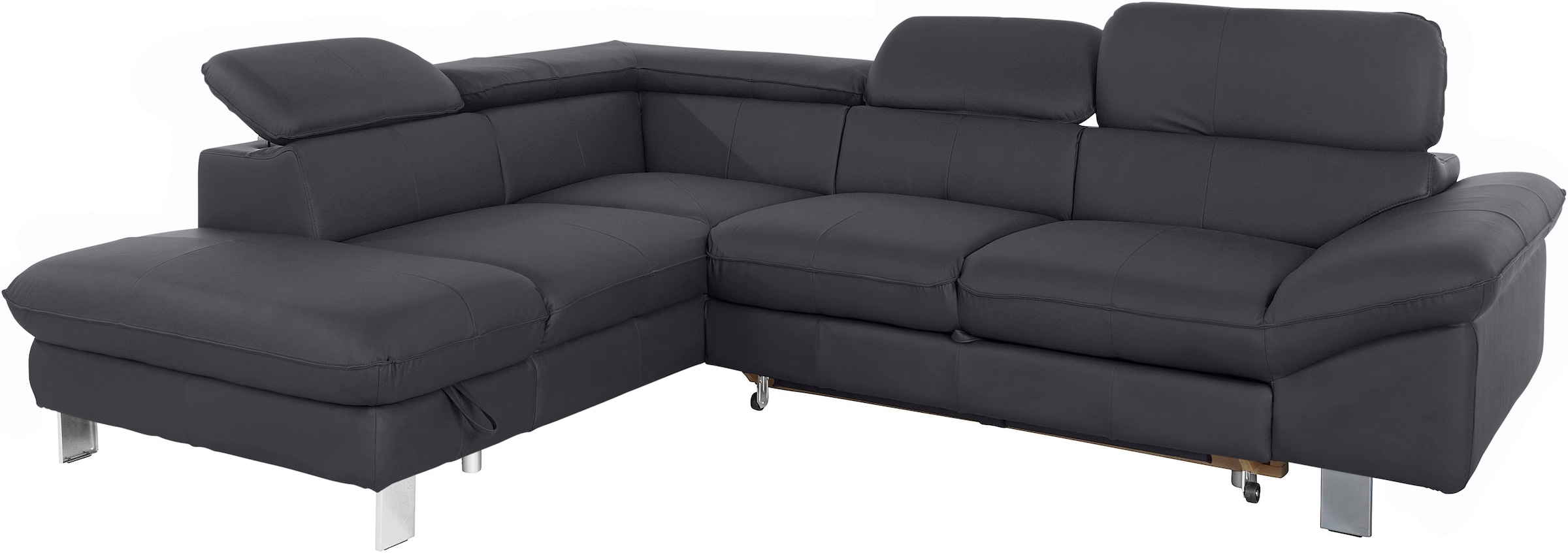 COTTA Ecksofa »Driver L-Form«, mit Kopfteilverstellung, wahlweise mit Bettfunktion & Bettkasten