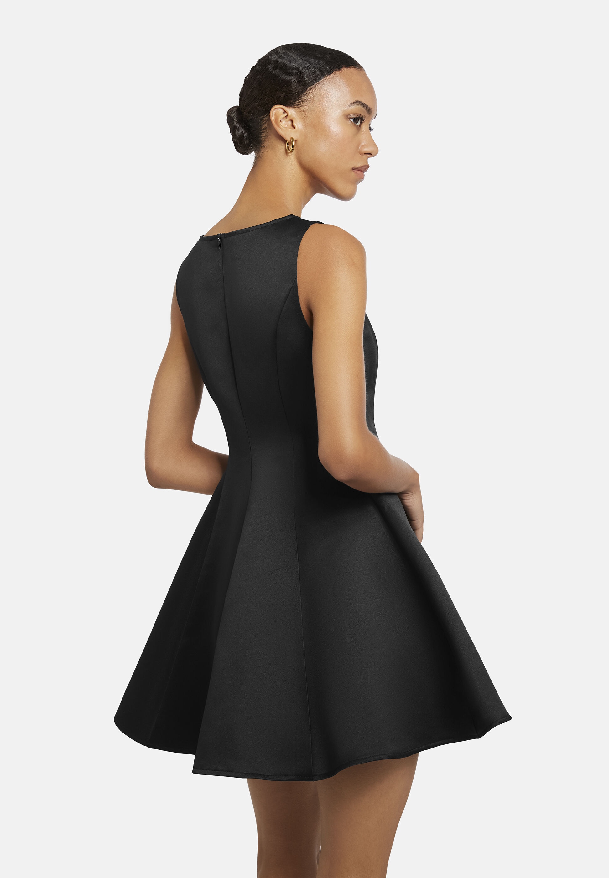 Nicowa Cocktailkleid »RASOMI« Satinkleid mit Tellerrock