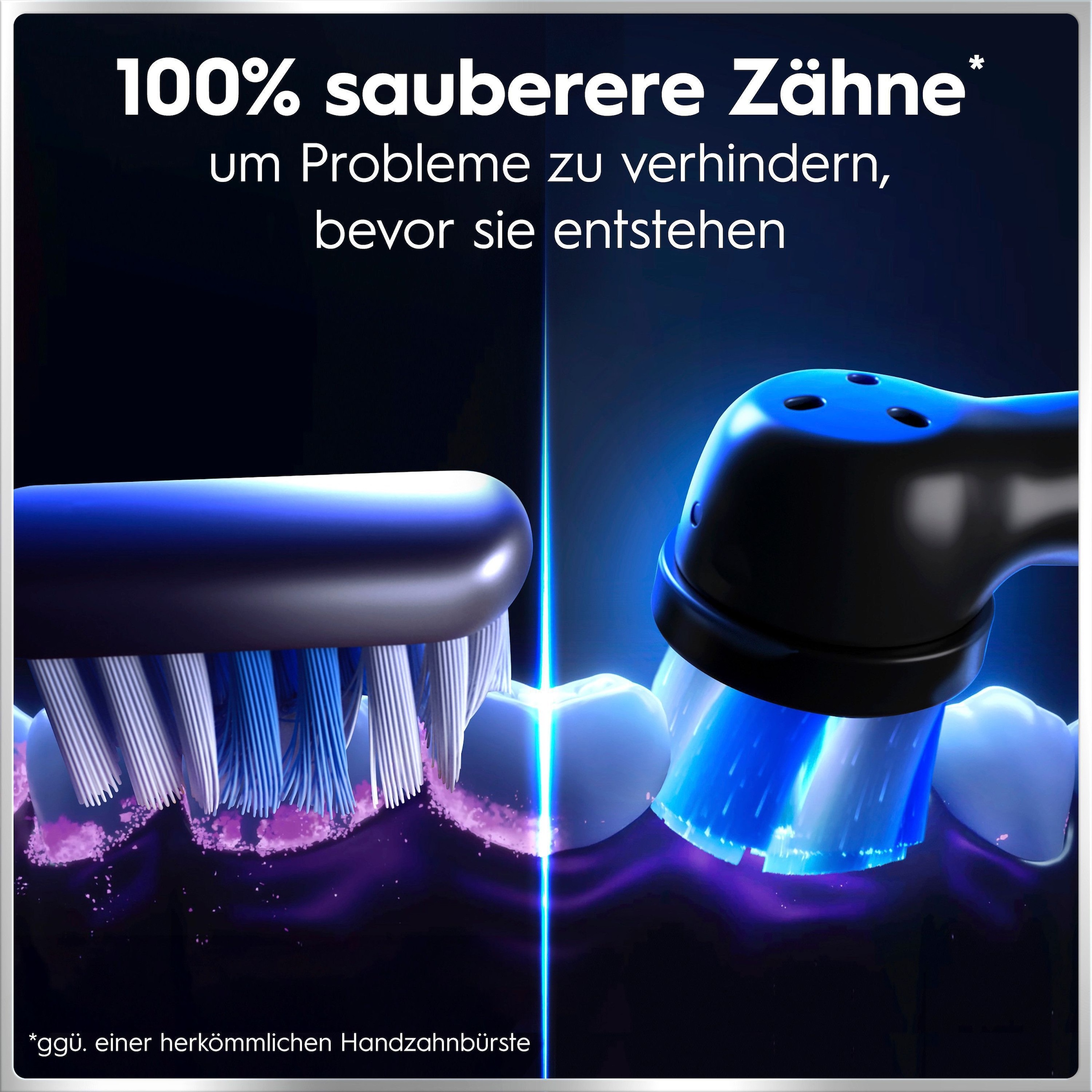 Oral-B Elektrische Zahnbürste »iO 6« 2 Stk. Aufsteckbürsten mit Magnet-Technologie, Display, 5 Putzmodi, Reiseetui