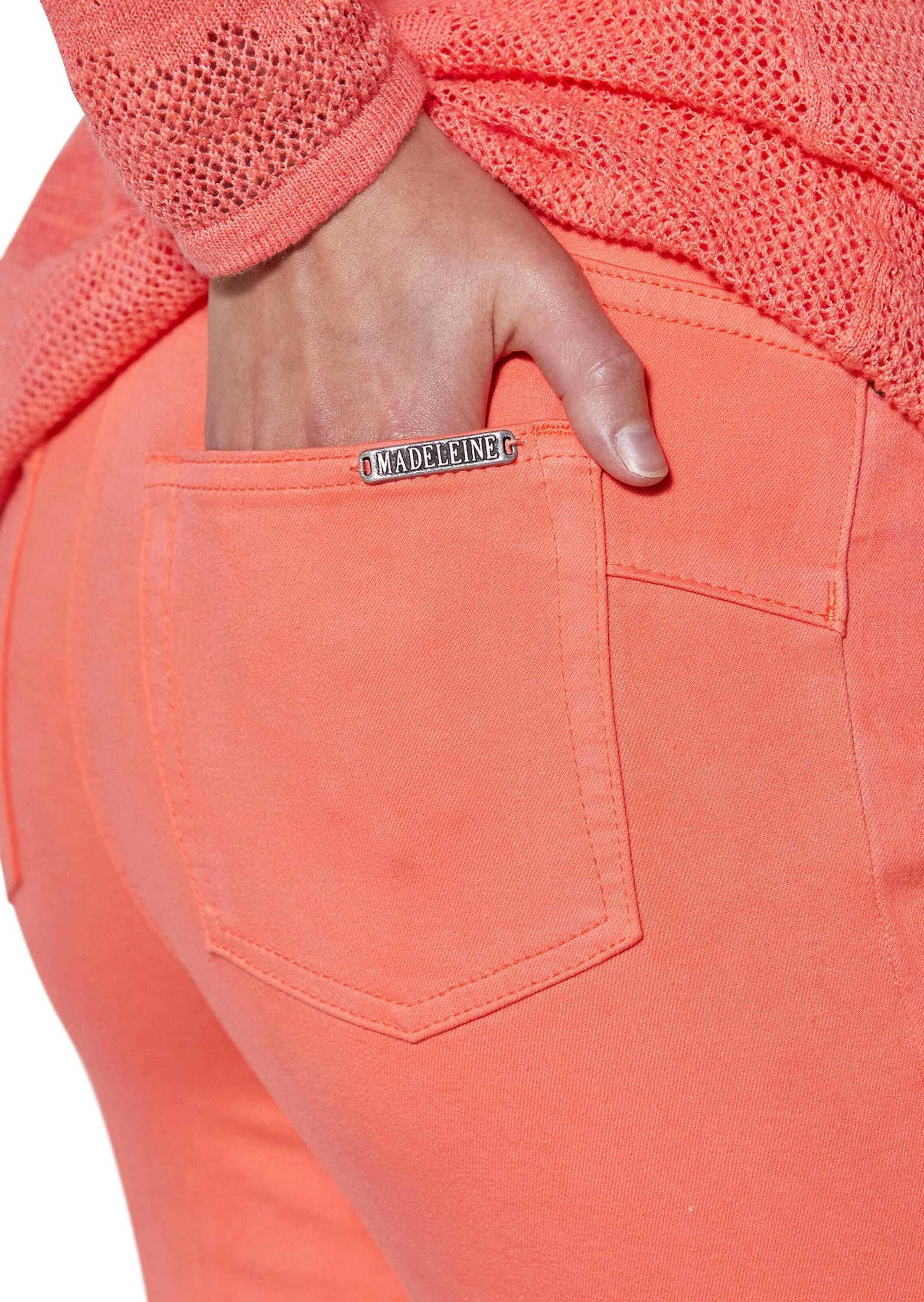 MADELEINE Regular-fit-Jeans »Jeans Jeans mit feinem Fransensaum«