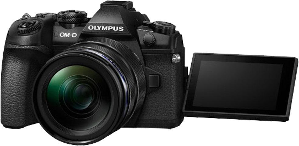 Olympus Systemkamera »OM-D E-M1 Mark II inkl. 12-40mm PRO Objektiv«, 12-40  mm PRO, 20,4 MP, WLAN (Wi-Fi), Gesichtserkennung, HDR-Aufnahme bei