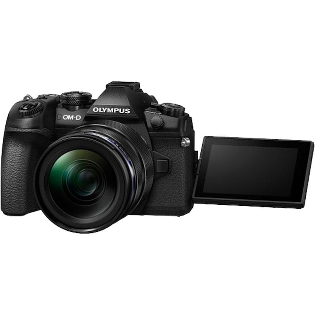 Olympus Systemkamera »OM-D E-M1 Mark II inkl. 12-40mm PRO Objektiv«, 12-40  mm PRO, 20,4 MP, WLAN (Wi-Fi), Gesichtserkennung, HDR-Aufnahme bei