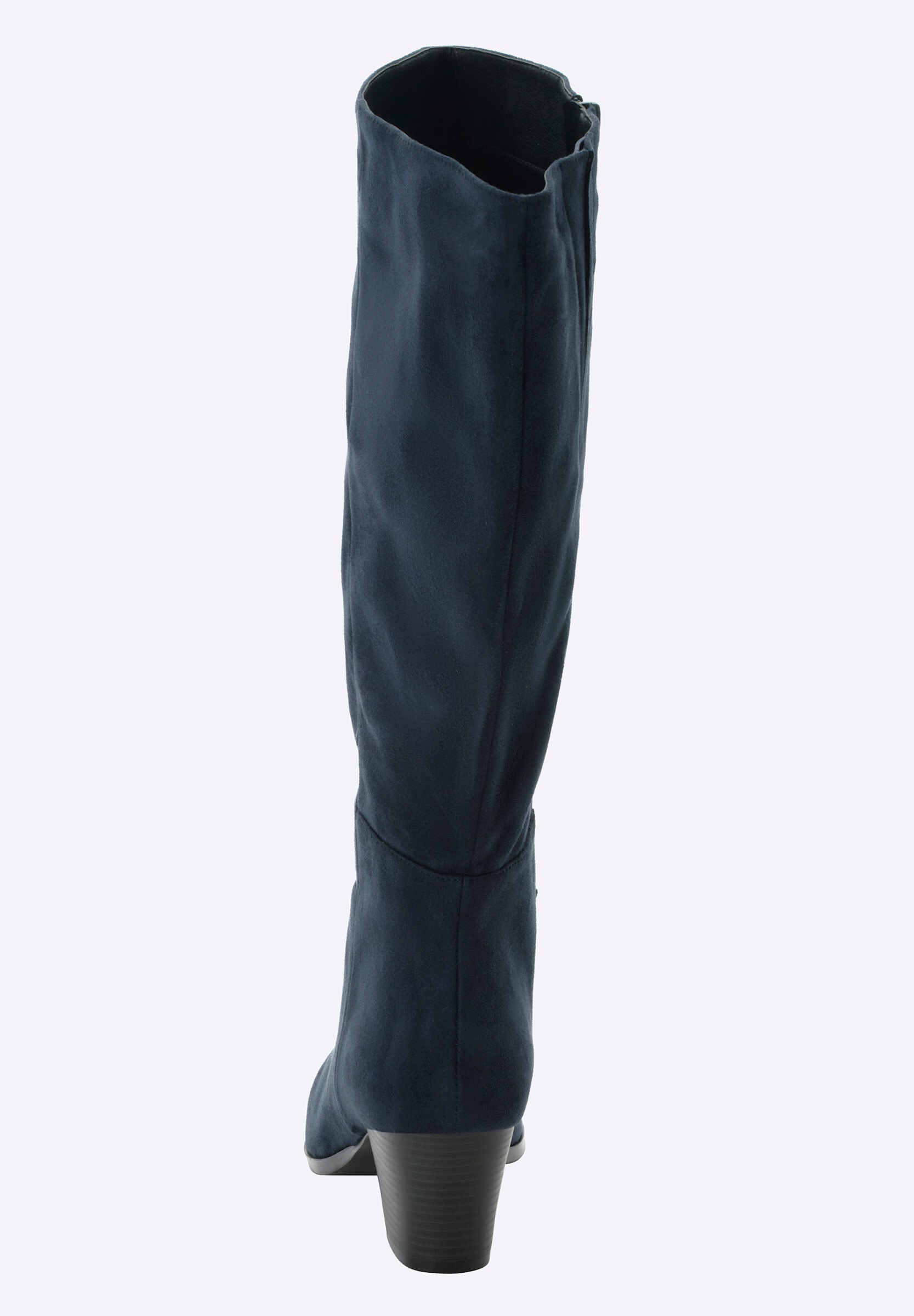 Sheego Stiefel »Weitschaftstiefel Weitschaftstiefel aus Velours-Lederimitat«