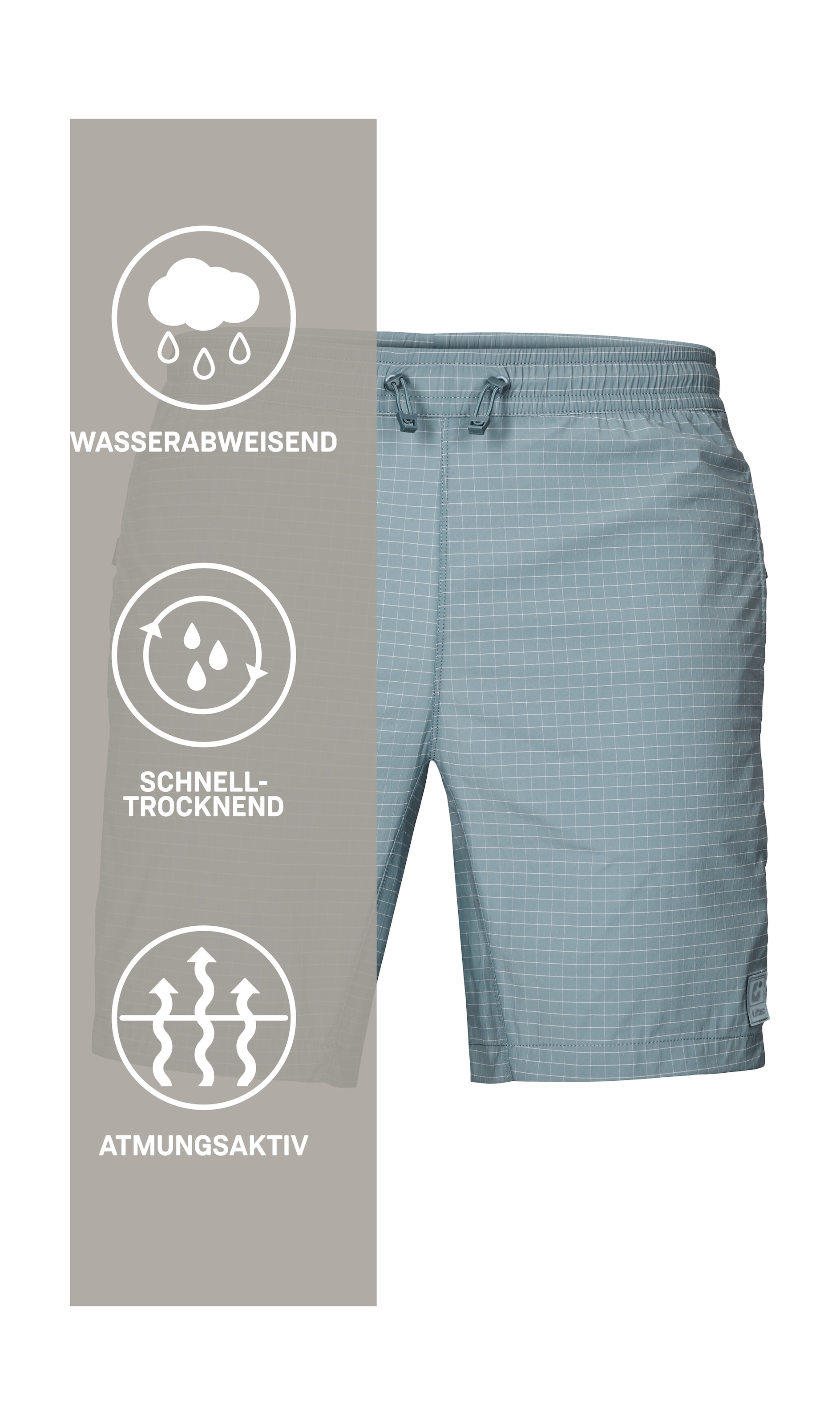 Killtec Shorts »KOS 168 MN SHRTS«  Leichte, schnelltrocknende Herren-Shorts mit Stretch und Taschen
