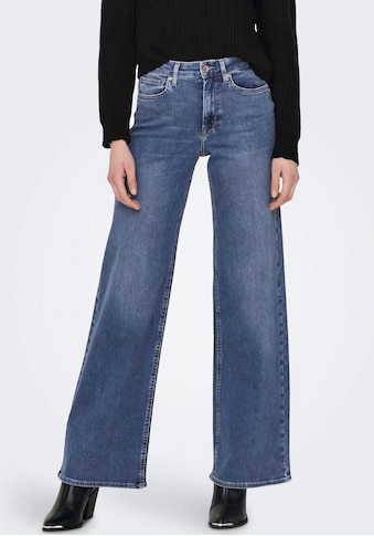 High-waist-Jeans »ONLMADISON BLUSH HW WIDE DNM CRO372 NOOS«