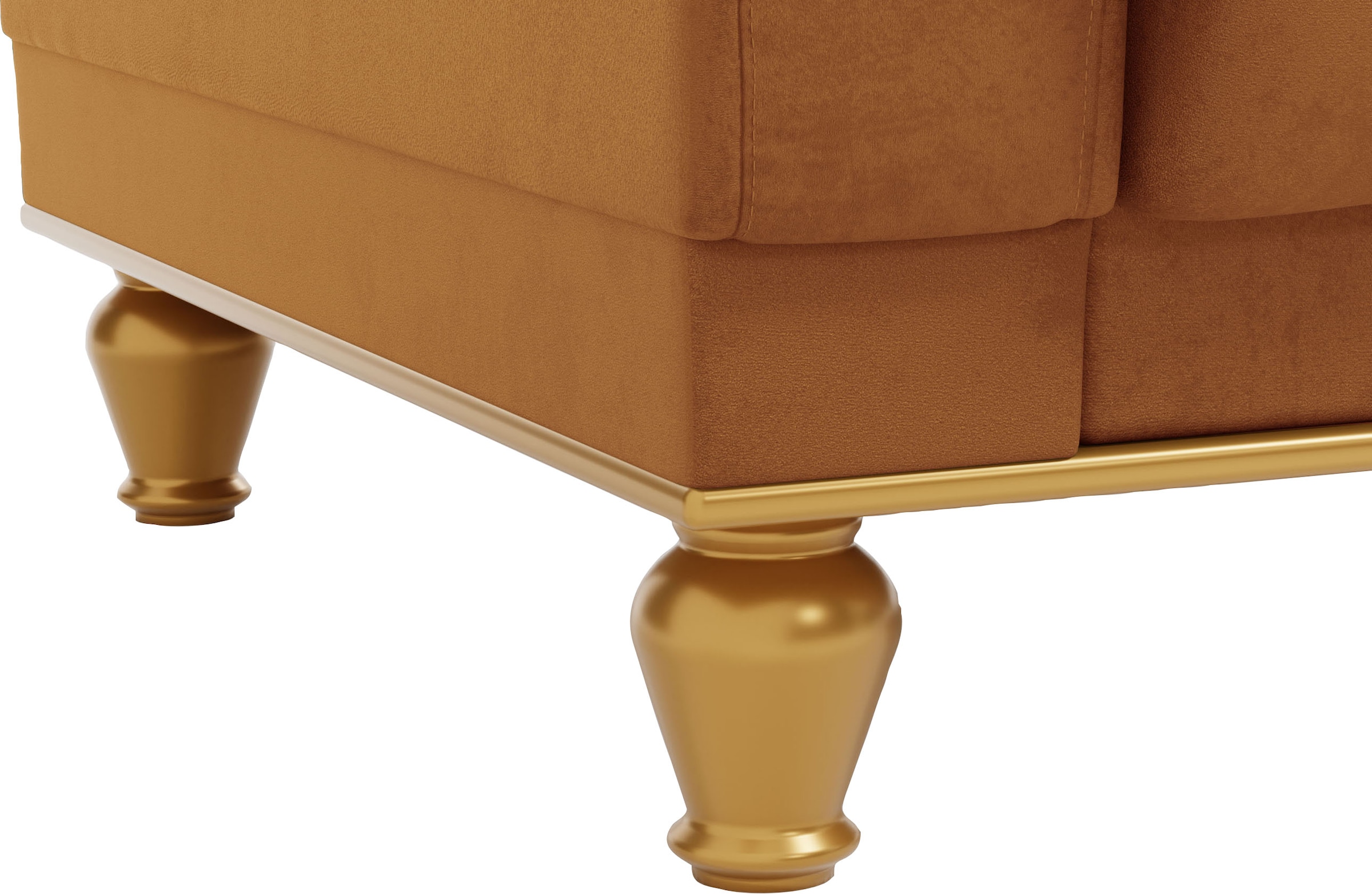 sit&more Ecksofa »Orient 5 L-Form«, mit Strass-Stein, wahlweise mit Bettfunktion und Bettkasten
