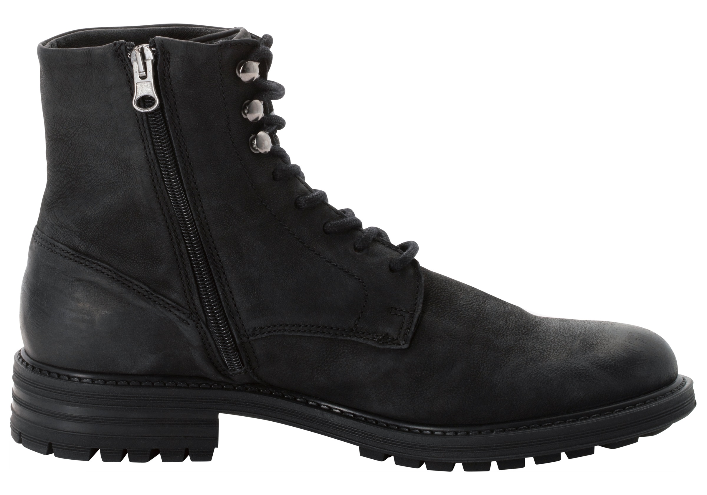 Pantofola d´Oro Winterboots »CAMPIGLIO HIGH«  rutschfeste Gummilaufsohle, Schaftform hoch, Schnürung, aus Leder