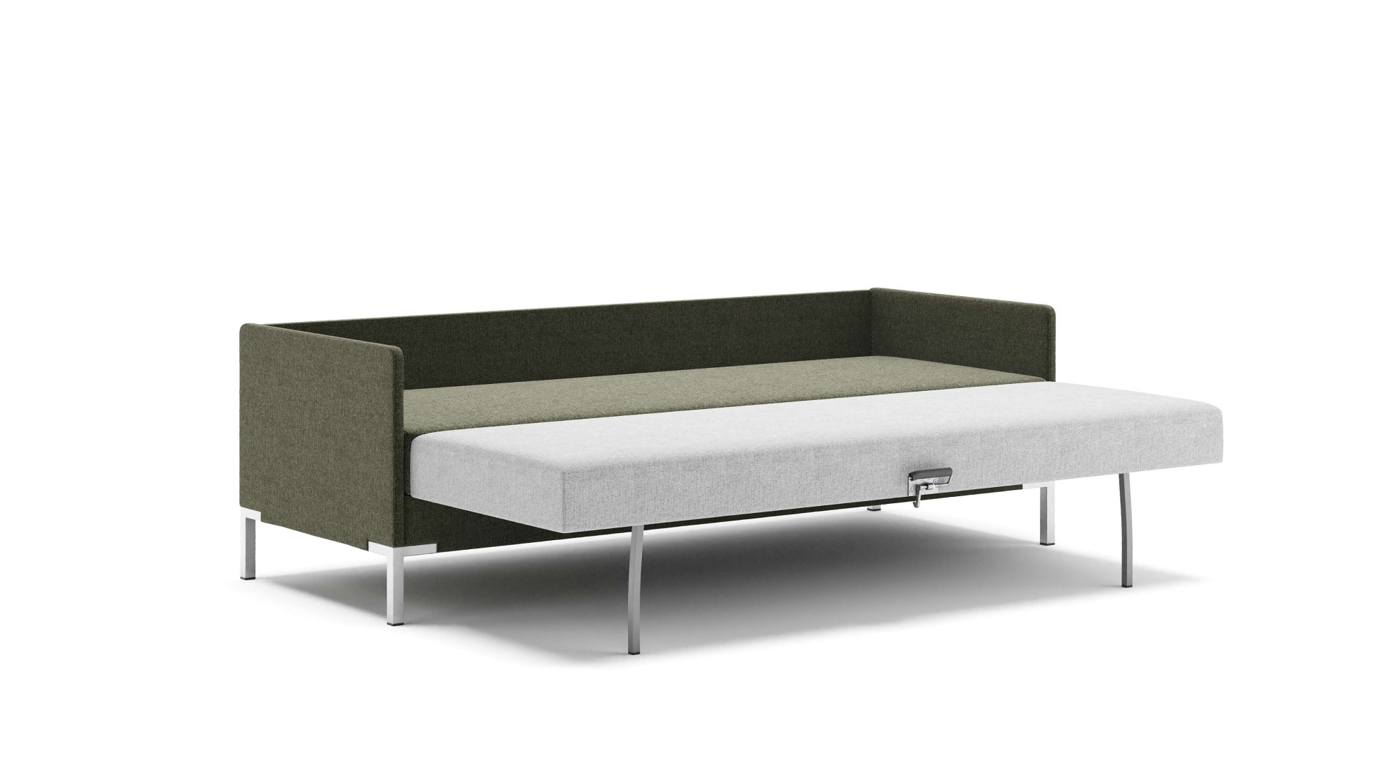 HESTBÆK Schlafsofa »Hestbæk 415 3-Sitzer, Bettfunktion, Federkern, Breite 208cm« Umklappbar, Querschläfer, sehr komfortabel, Stauraum