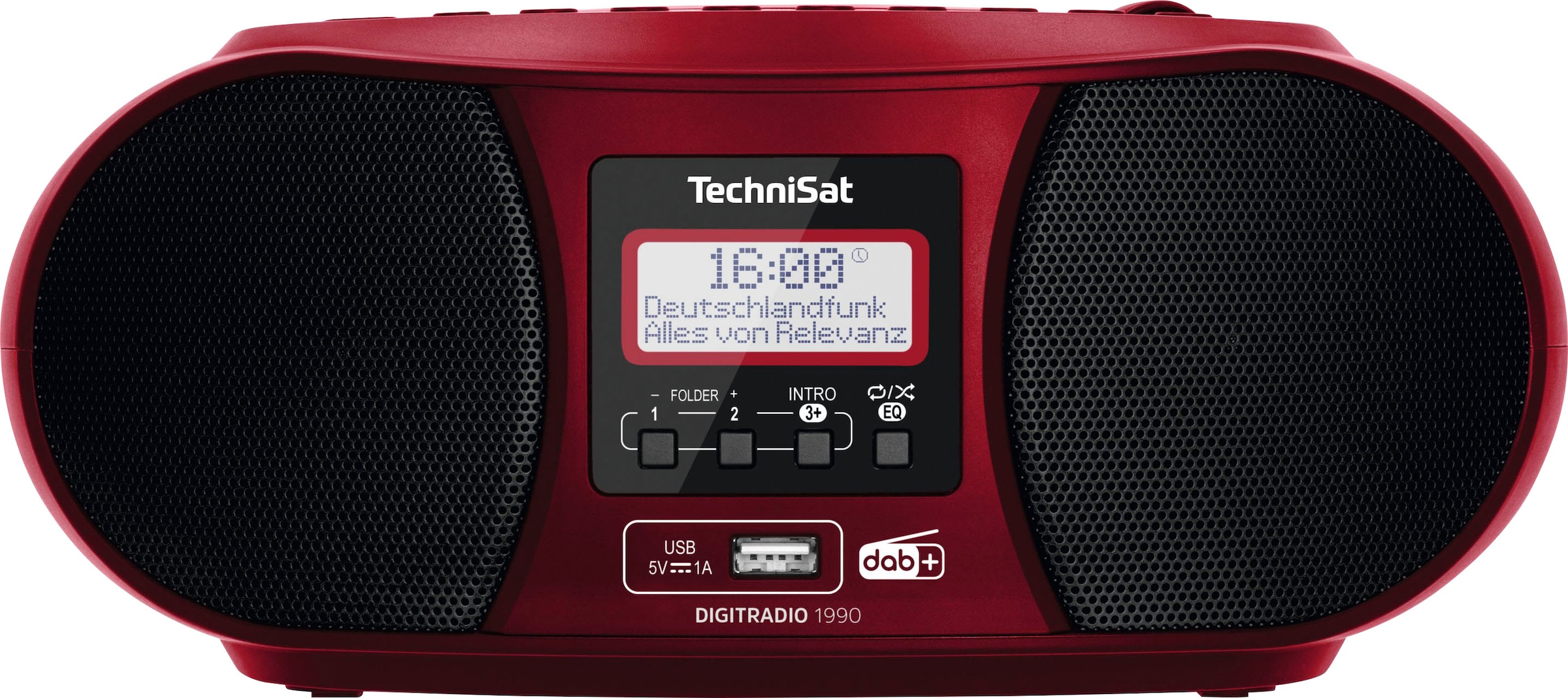 TechniSat Digitalradio 3 RDS 3 »DIGITRADIO Garantie 1990«, ( Digitalradio XXL | UNIVERSAL Jahre ➥ W), DAB+)-UKW (Bluetooth (DAB+) mit CD-Player