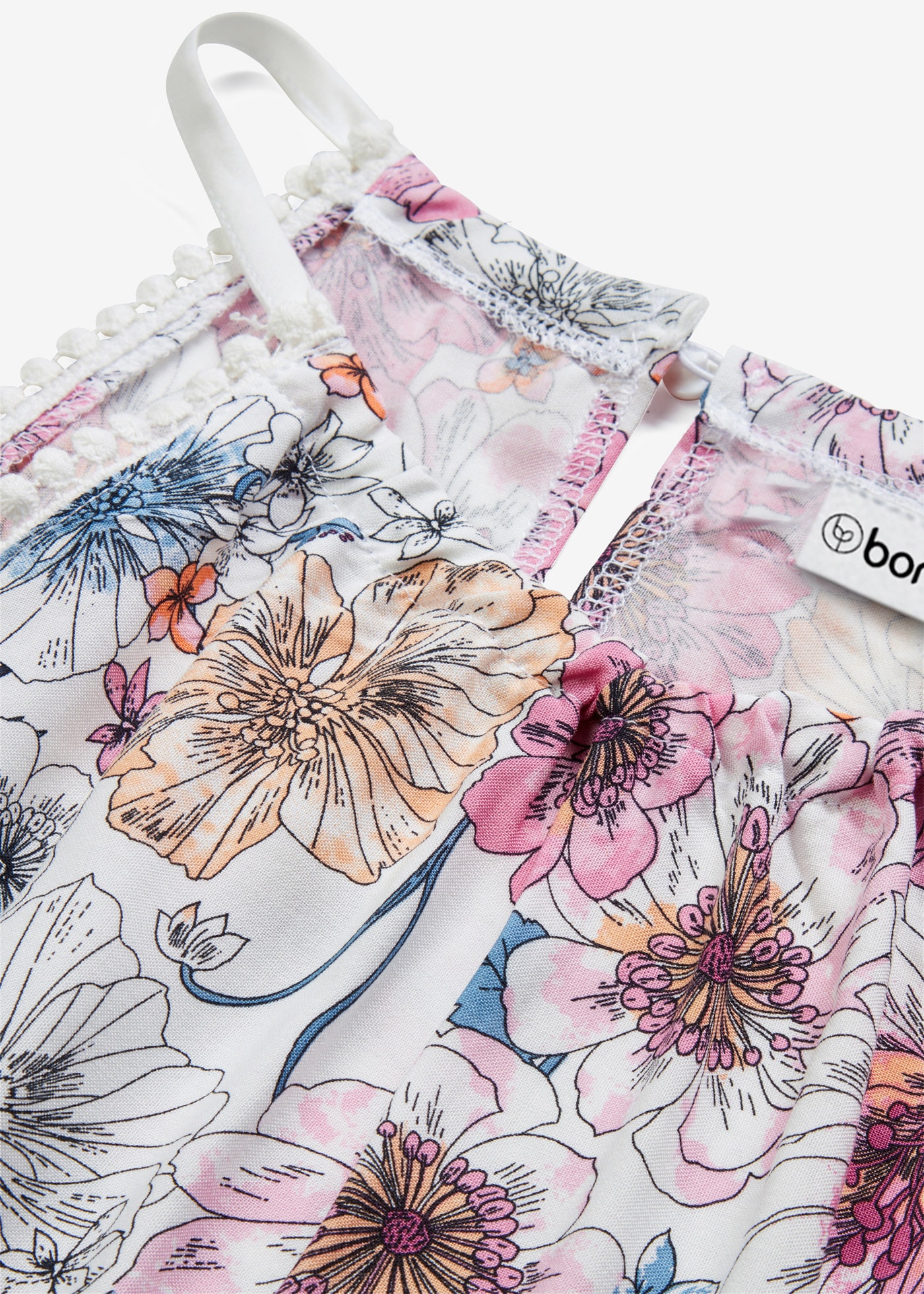 bonprix Blusentop 1 A-Linien-Passform, für Frühling und Sommer, aus Viskose, ärmellos