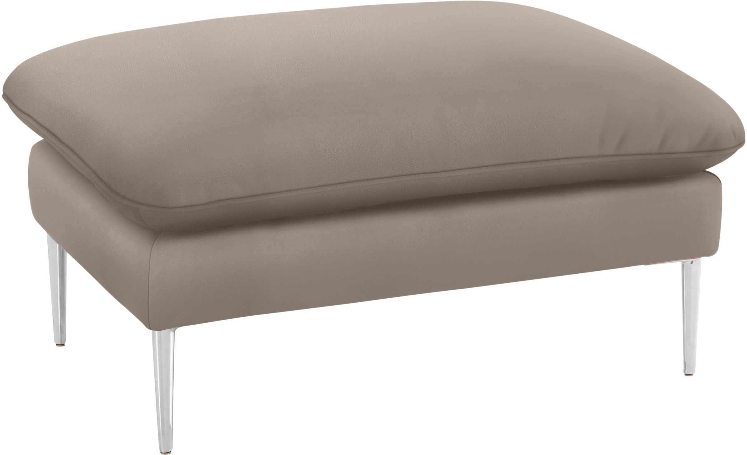 W.SCHILLIG Hocker »enjoy&MORE«, Füße Chrom glänzend, Breite 106 cm