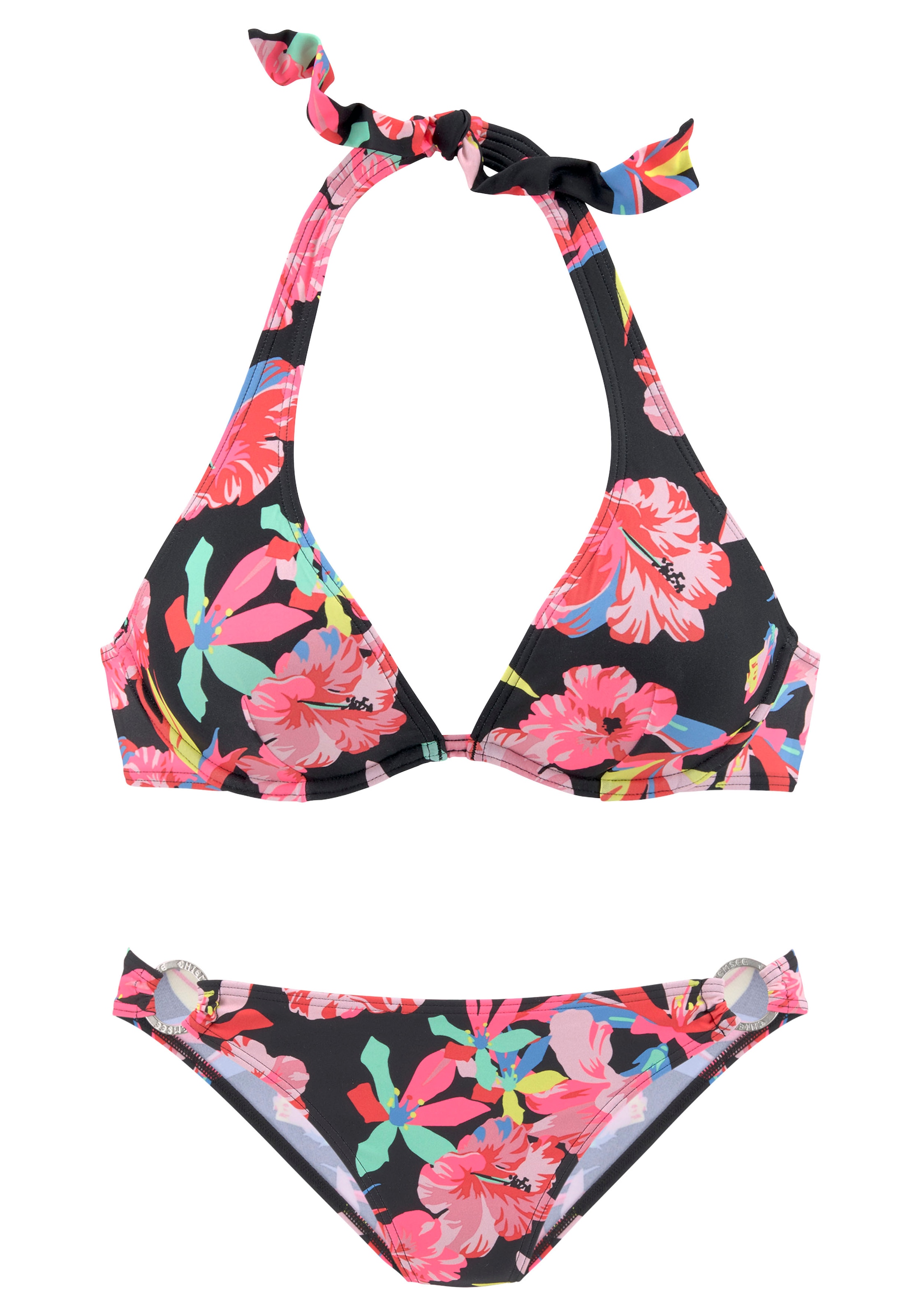 Chiemsee Bügel-Bikini, Blumendruck trendigem mit bei