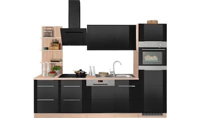 HELD MÖBEL Küchenzeile »Brindisi«, mit E-Geräten, Breite 280 cm bequem  bestellen