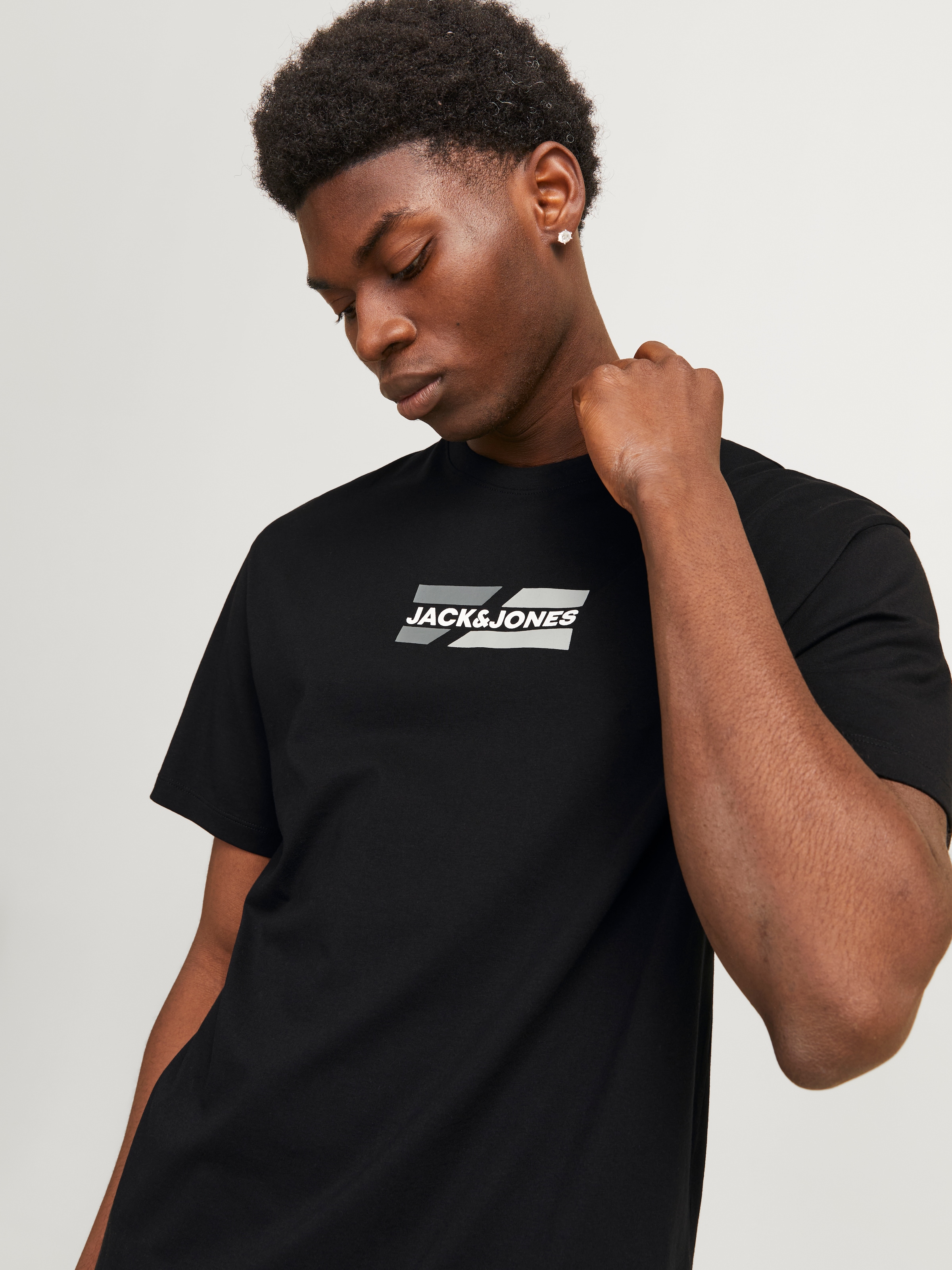 Jack & Jones Kurzarmshirt »JJECORP GRAPHIC TEE SS O-3PK MP NOOS«, (Packung, 3 tlg.)