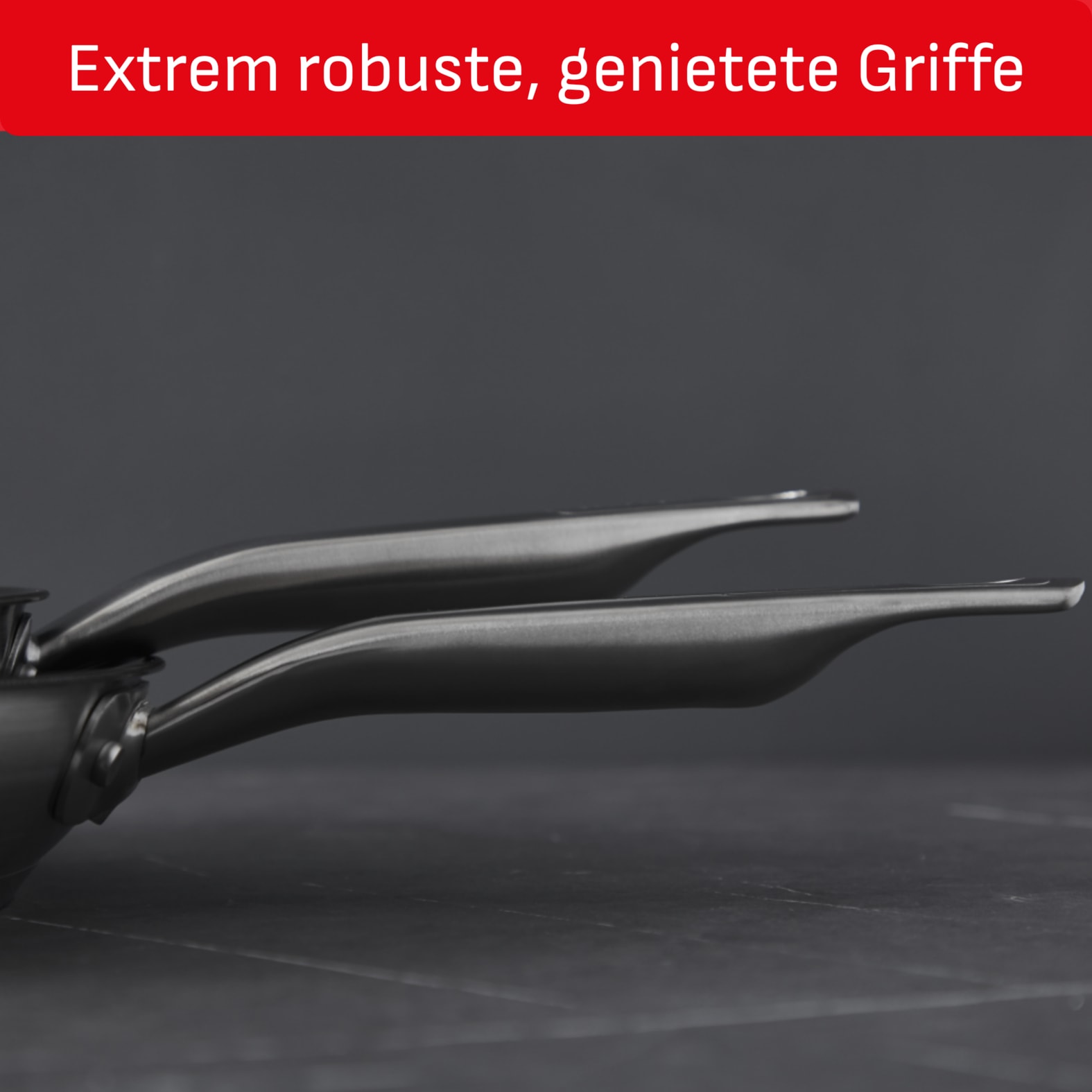 Tefal Pfannen-Set »Virtuoso, hochwertiger Premium-Edelstahl, unversiegelt« Edelstahl Set, 1x Bratpfanne Ø 24 cm, 1x Bratpfanne Ø 28 cm, Höhe 5 cm, 2 Stk. tlg. für alle Herdarten geeignet, backofengeeignet bis zu 250°C