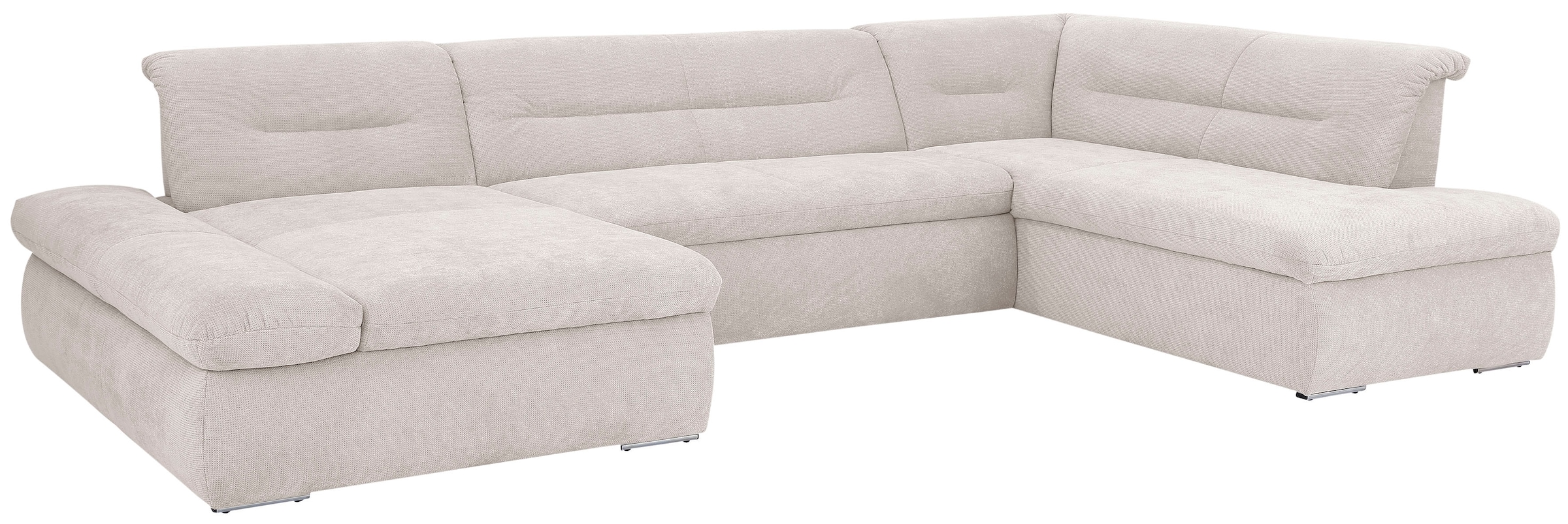 INOSIGN Wohnlandschaft »Avesa U-Form«, Wahlweise mit Armteilverstellung und Bettfunktion, B/T/H: 355/216/80cm